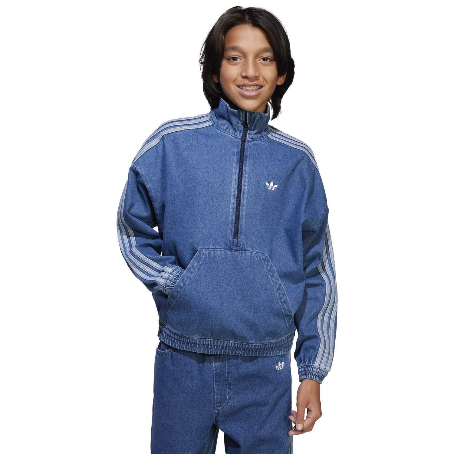adidas Originals Medium Blue Denim Jakke - Image 5