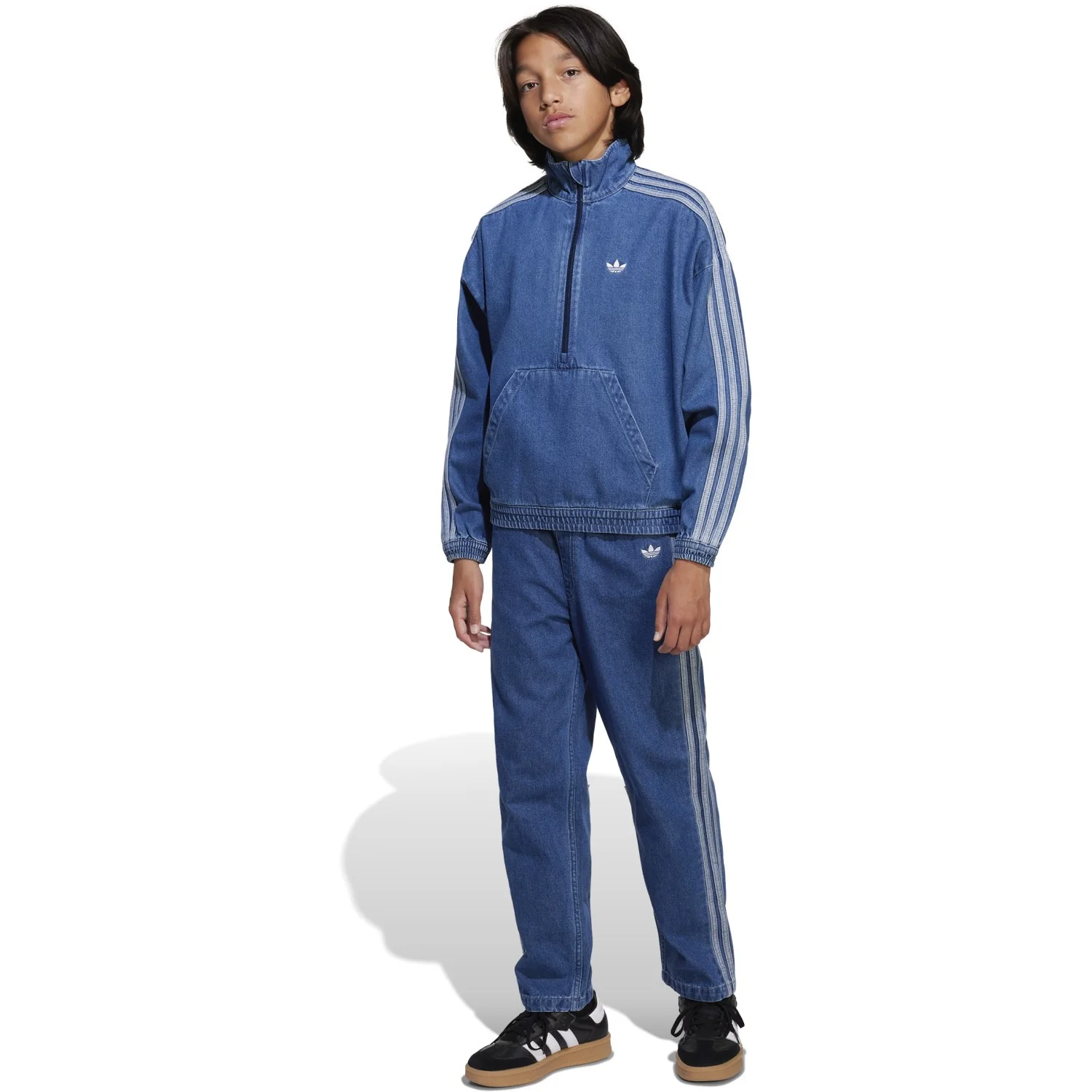 adidas Originals Medium Blue Denim Jakke - Image 6