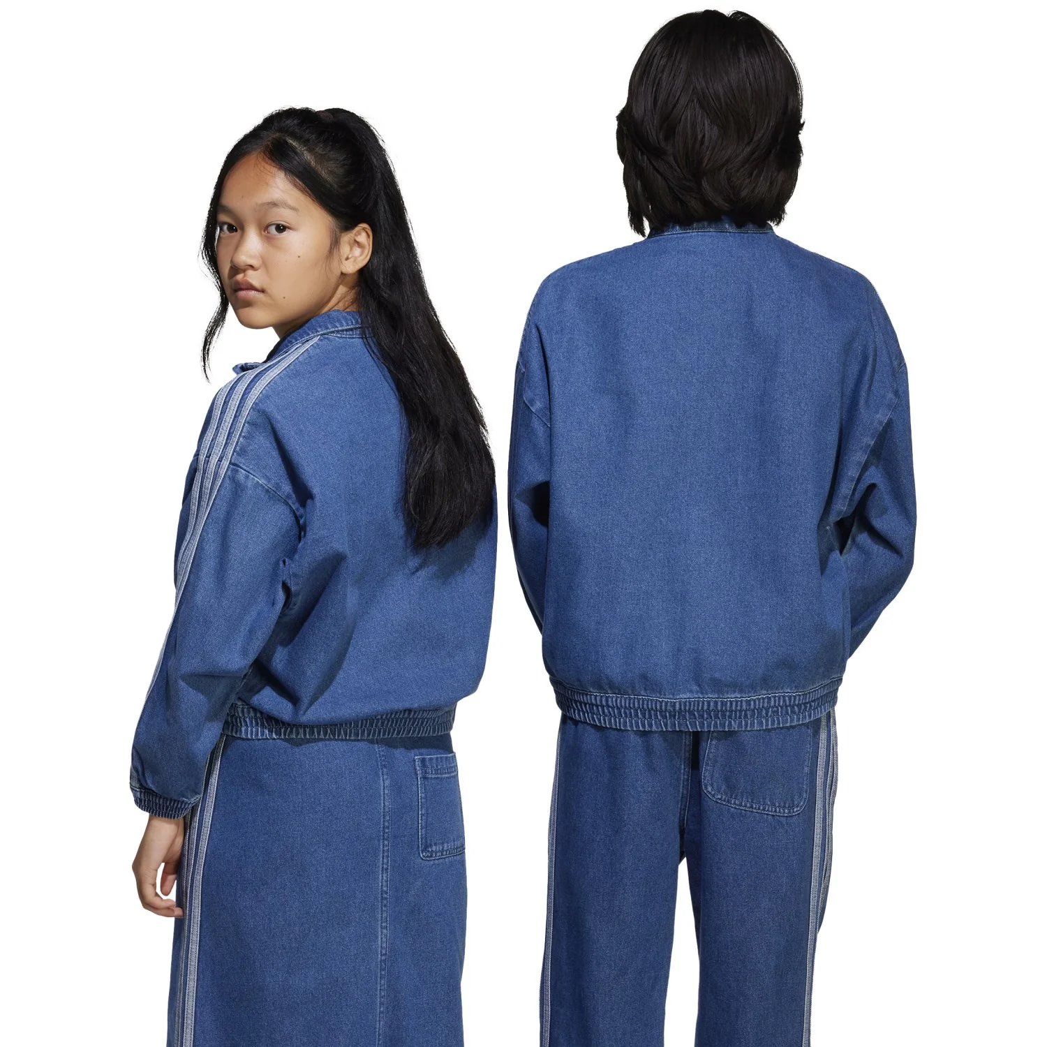 adidas Originals Medium Blue Denim Jakke - Image 7