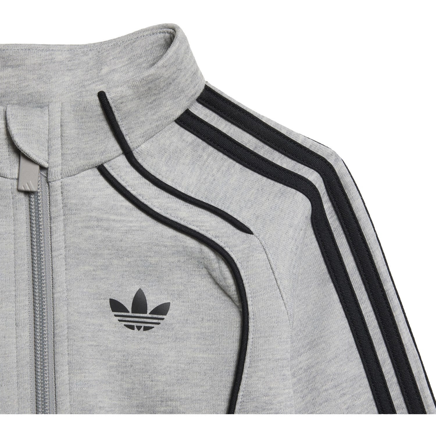 adidas Originals Medium Grey Heather Spacer Tracksuit - Image 3