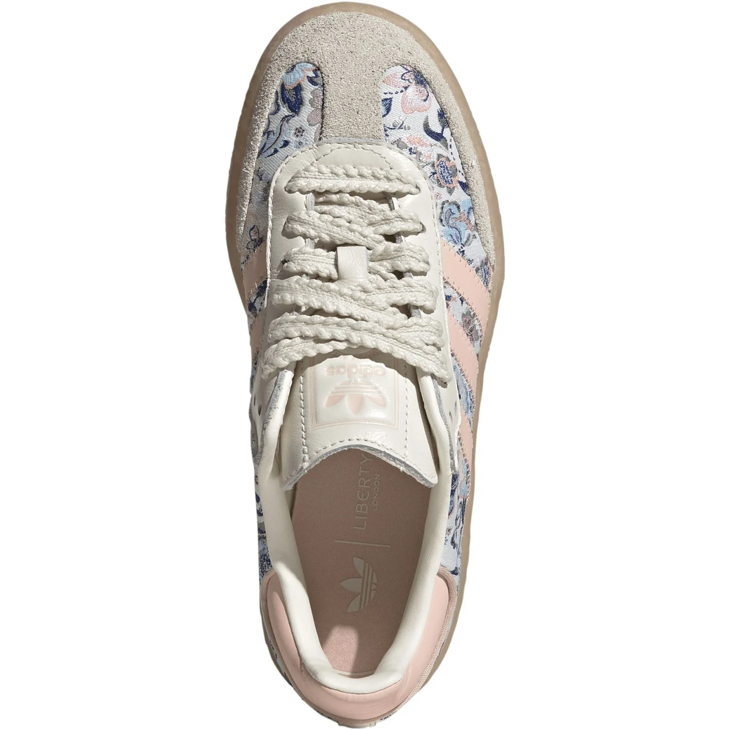 adidas Originals Off White/Blush Pink/Gum 3 Sambae J Sneakers - Image 10