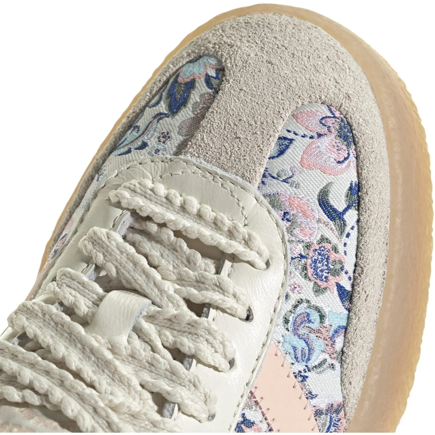 adidas Originals Off White/Blush Pink/Gum 3 Sambae J Sneakers - Image 3