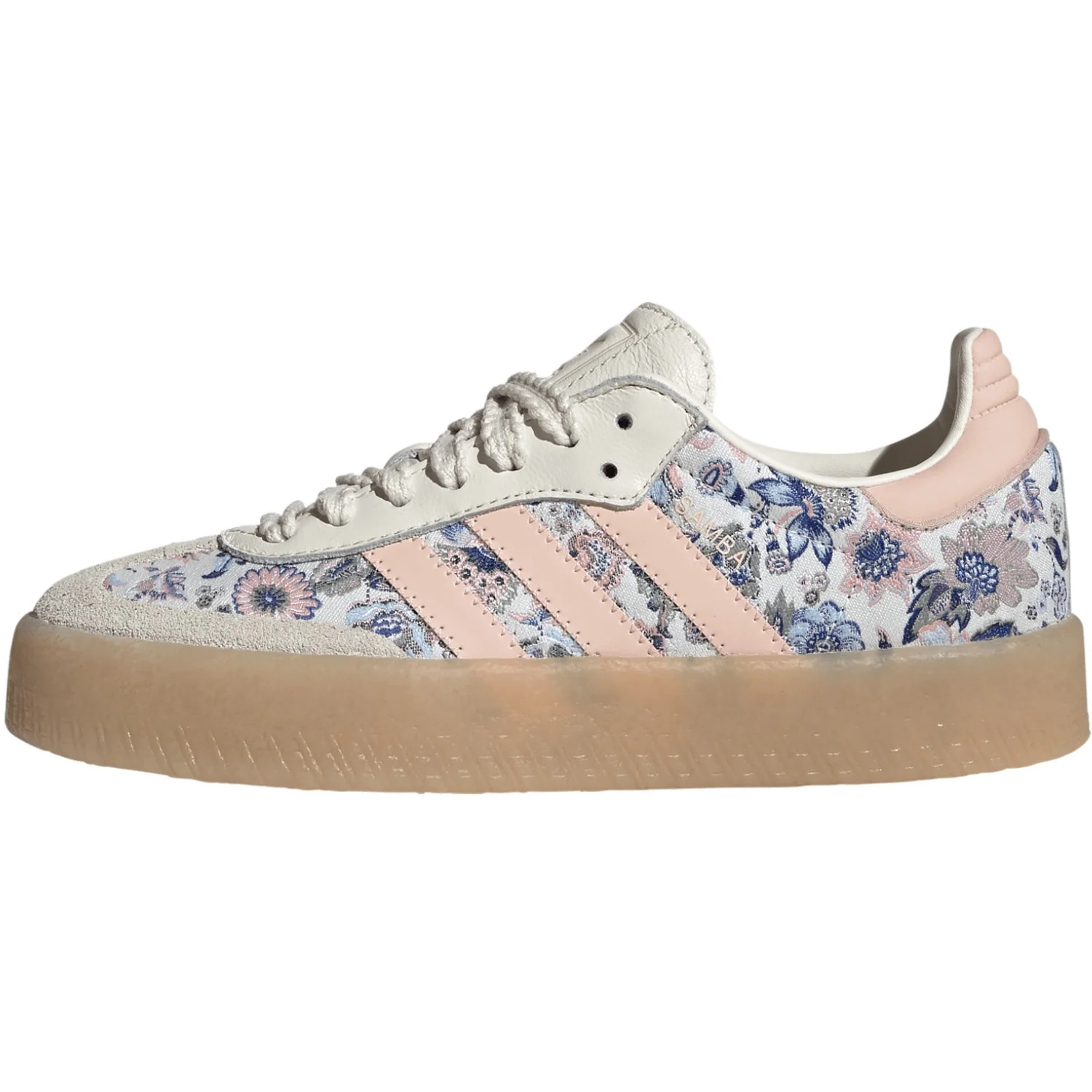 adidas Originals Off White/Blush Pink/Gum 3 Sambae J Sneakers - Image 7