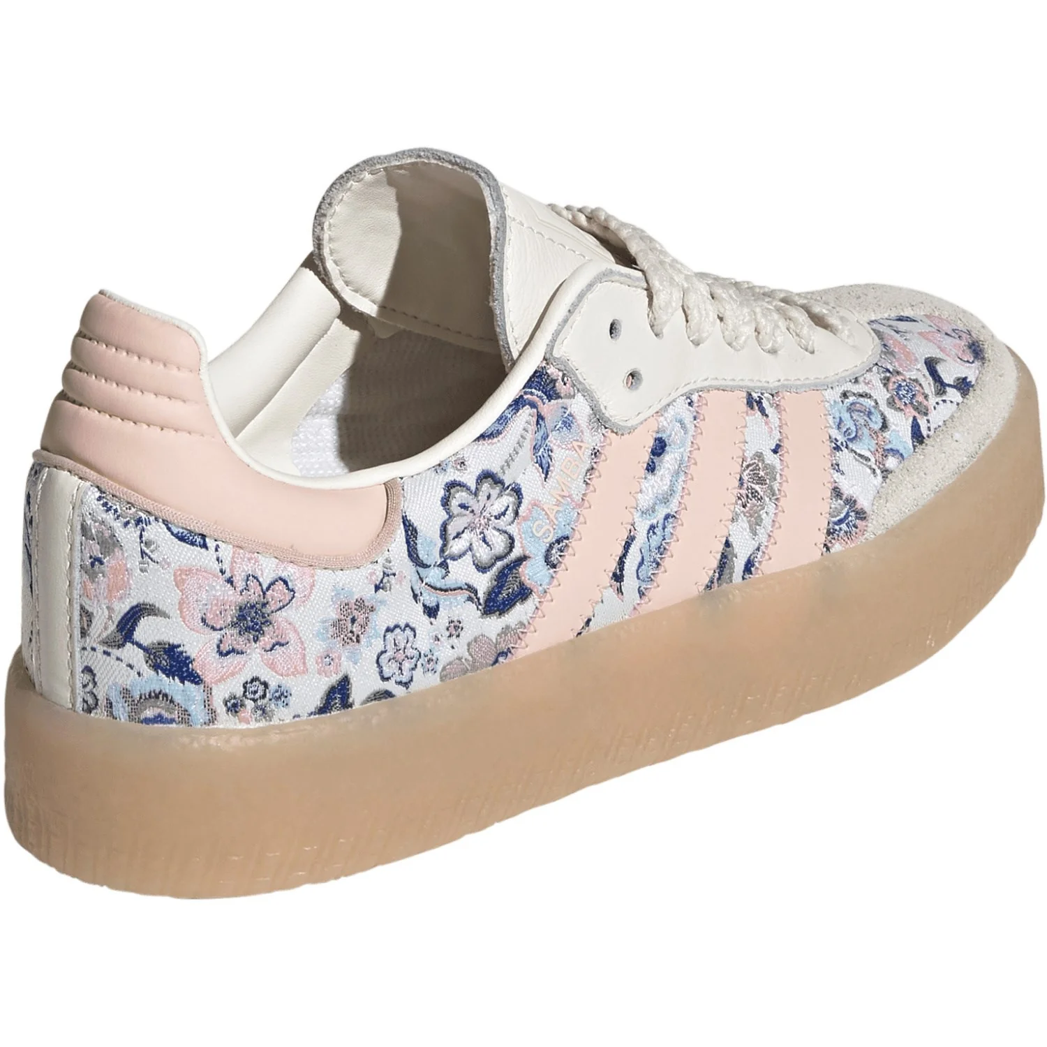 adidas Originals Off White/Blush Pink/Gum 3 Sambae J Sneakers - Image 8