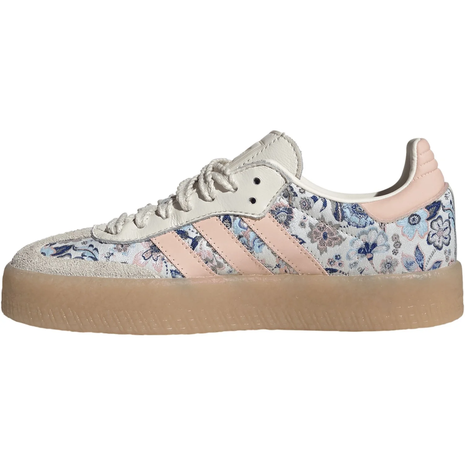 adidas Originals Off White/Blush Pink/Gum 3 Sambae J Sneakers - Image 9
