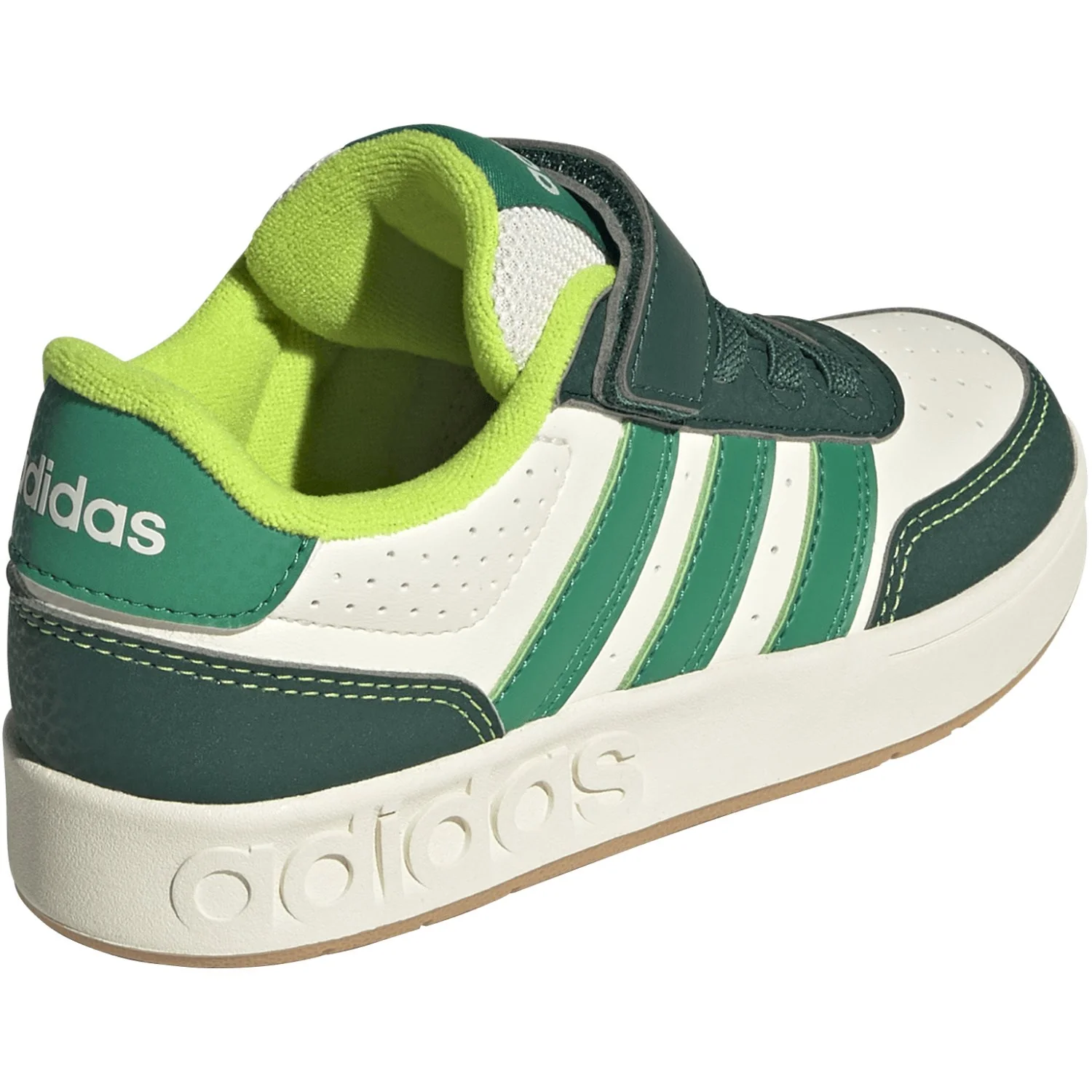 adidas Originals Off White/Collegiate Green/Court Green Breakbase C Sneakers - Image 6