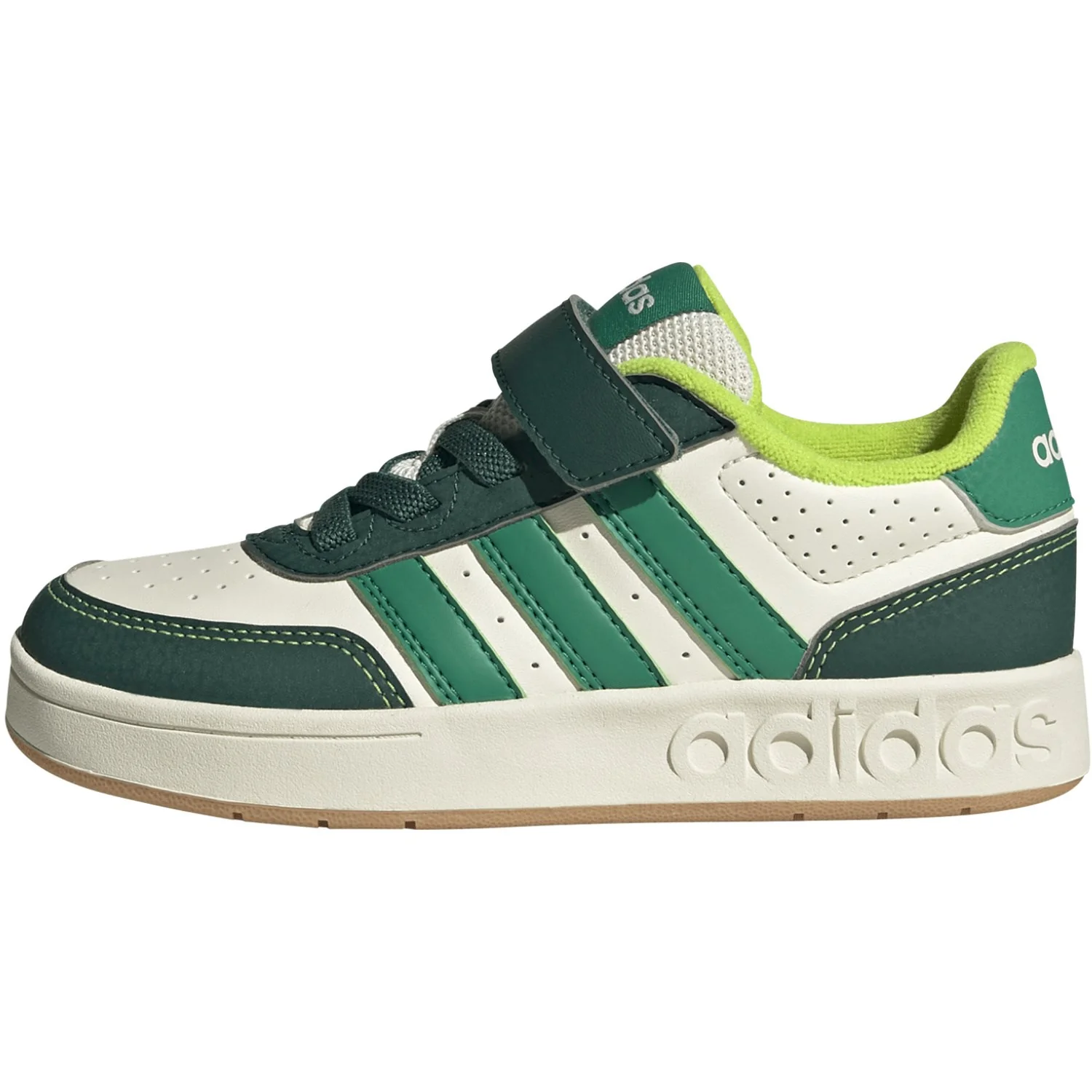 adidas Originals Off White/Collegiate Green/Court Green Breakbase C Sneakers - Image 7