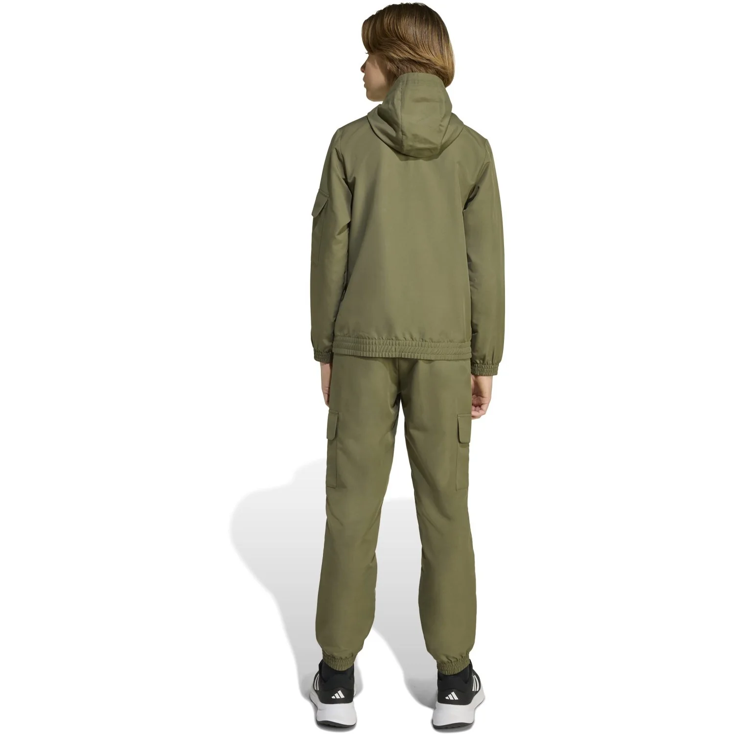 adidas Originals Olive Strata/White J Wv Cargo Tracksuit - Image 3