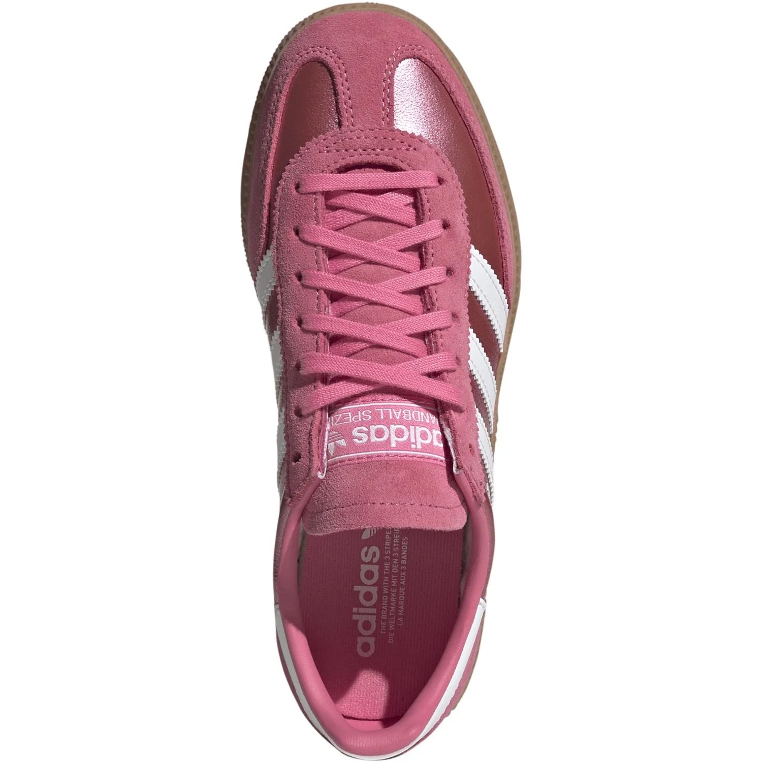 adidas Originals Pink Fusion Ftwr White Gum4 Handball Spezial J Sneakers - Image 8