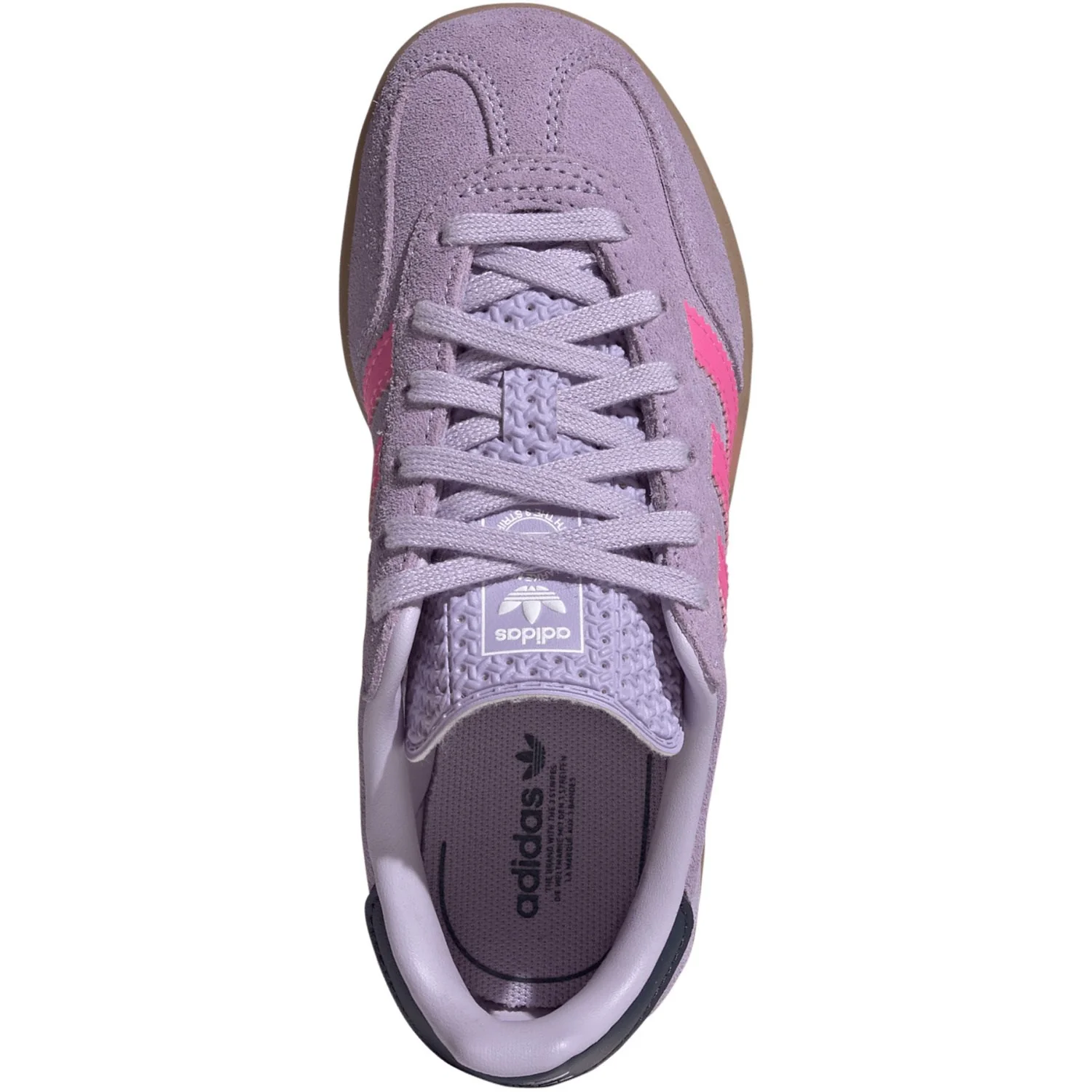 adidas Originals Powder Plum/Lucid Pink/Gum 2 Gazelle Indoor C Sneakers - Image 8