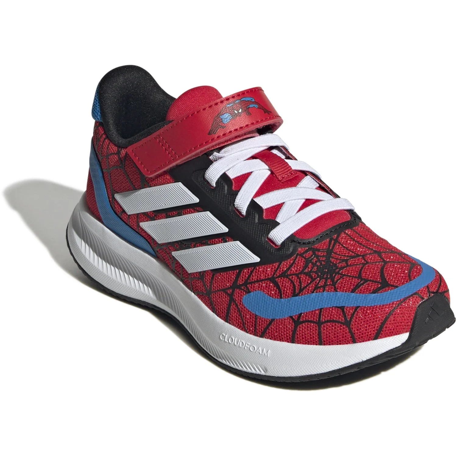 adidas Originals Pure Ruby/Ftwr White/Bright Blue Runfalcon Spider-Man El C Sneakers - Image 2