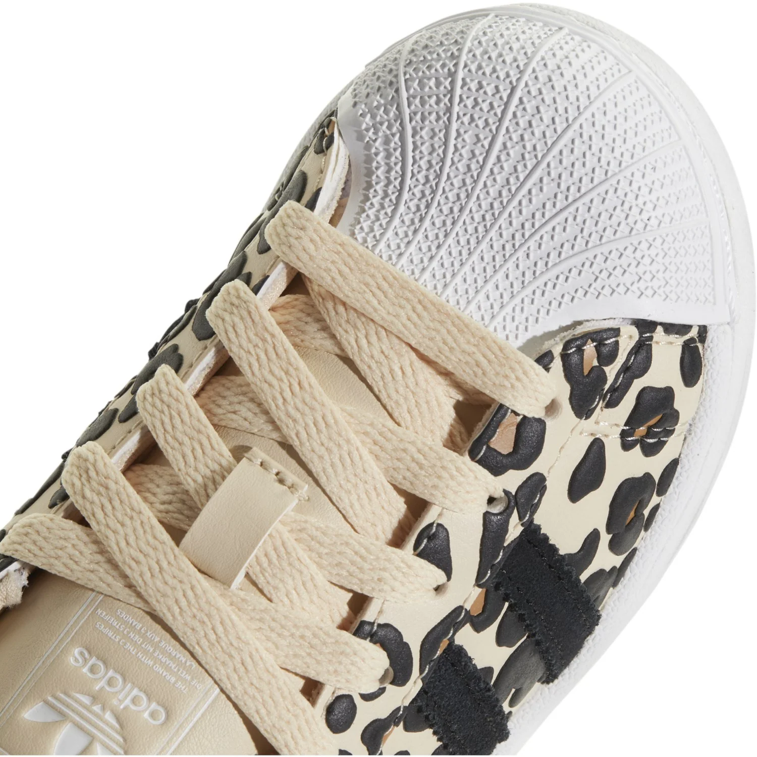 adidas Originals Sand Strata Core Black Ftwr White Superstar Ii C Sneakers - Image 3