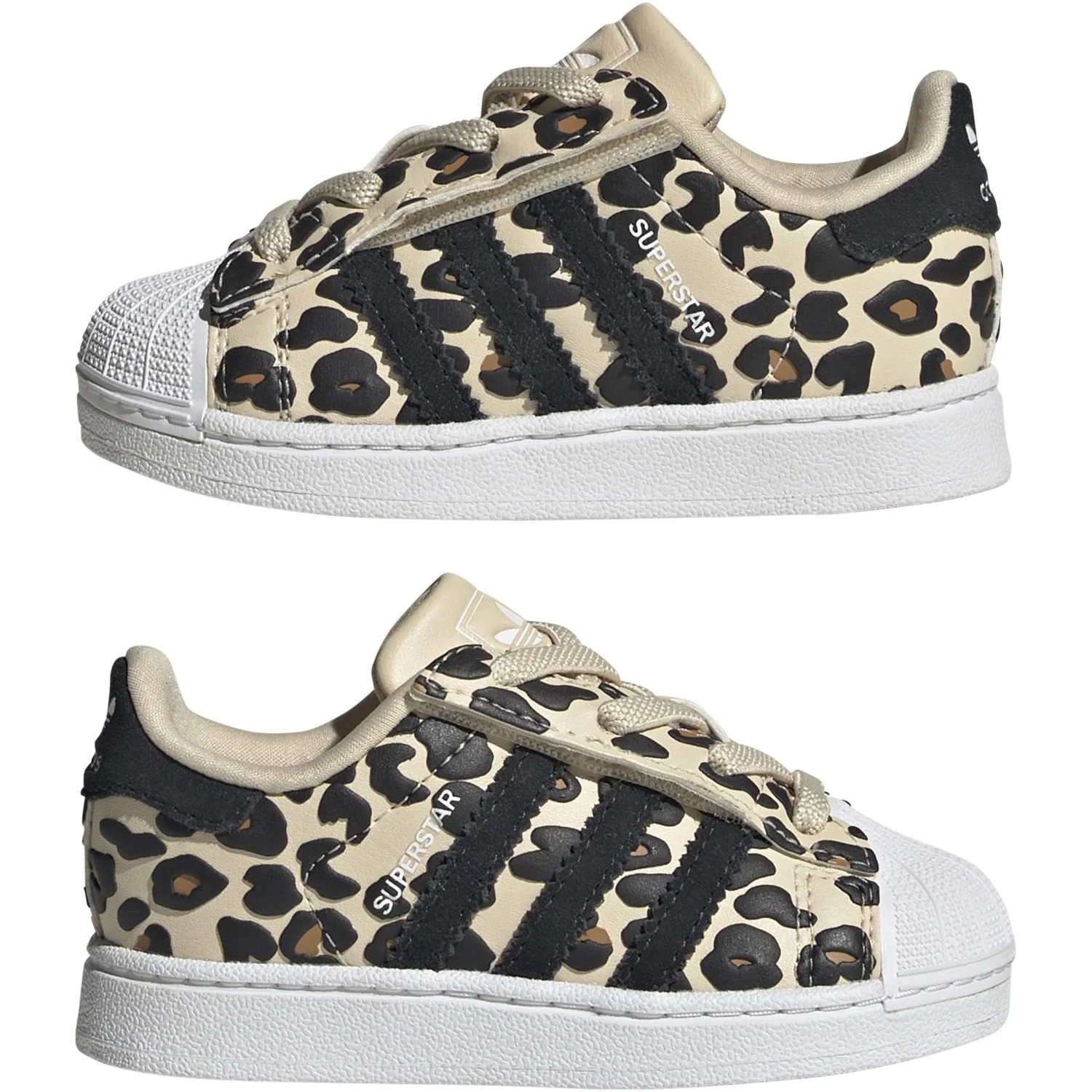 adidas Originals Sand Strata Core Black Ftwr White Superstar Ii Cf El I Sneakers - Image 6