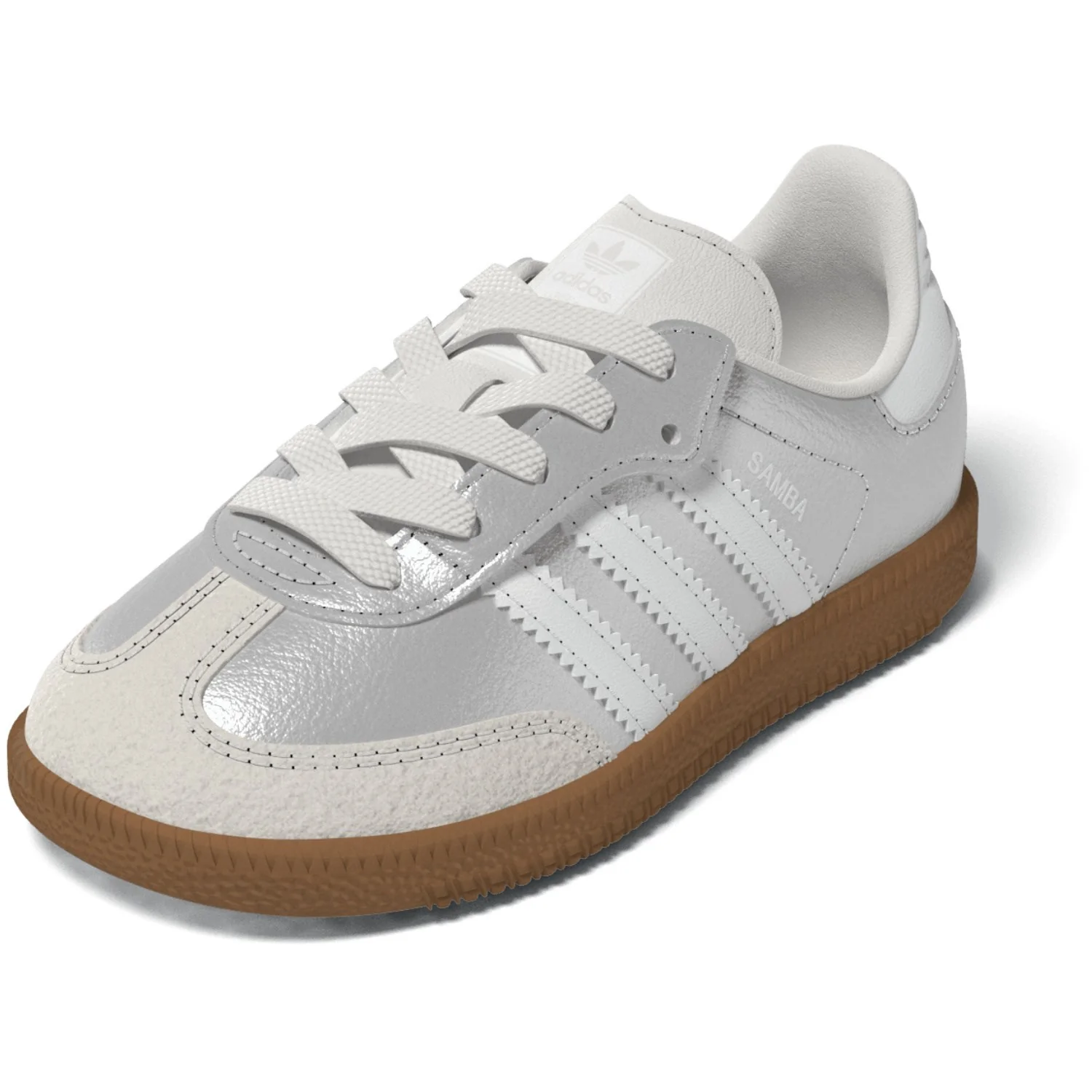 adidas Originals Silver Met. Ftwr White Gum 2 Samba Og Cf El I Sneakers - Image 2