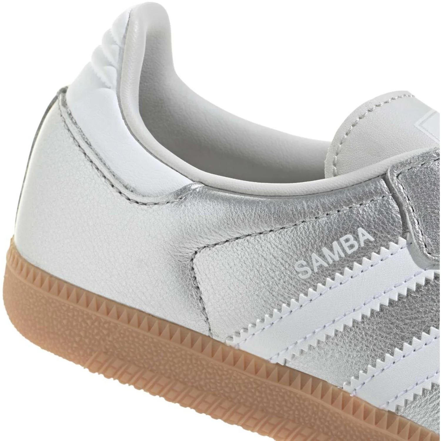 adidas Originals Silver Met. Ftwr White Gum 2 Samba Og J Sneakers - Image 2