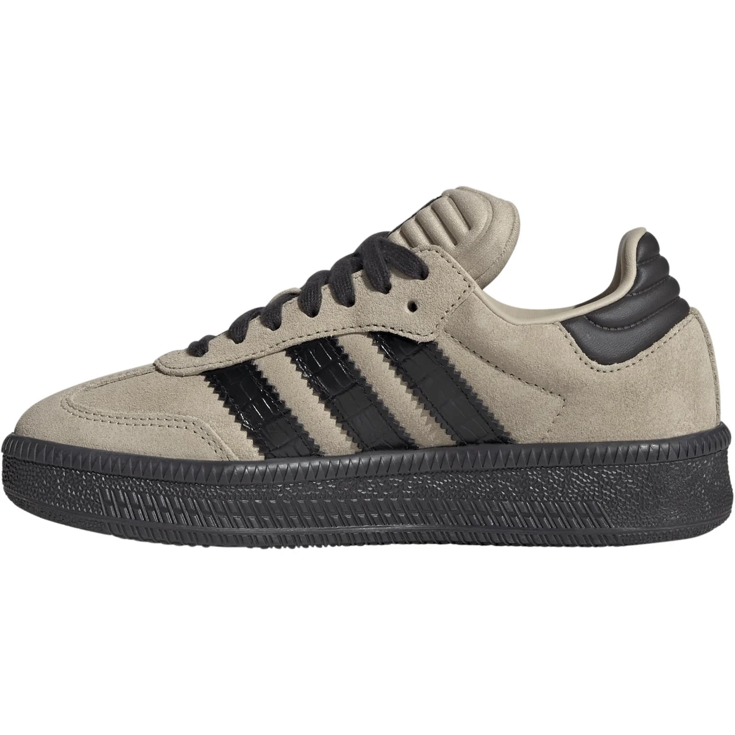adidas Originals Stone Khaki/Core Black/Utility Black Samba Xlg J Sneakers - Image 7