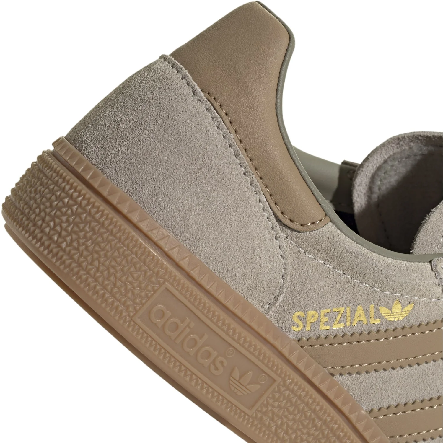 adidas Originals Wonder Beige/Cardboard/Gum4 Handball Spezial J Sneakers - Image 4