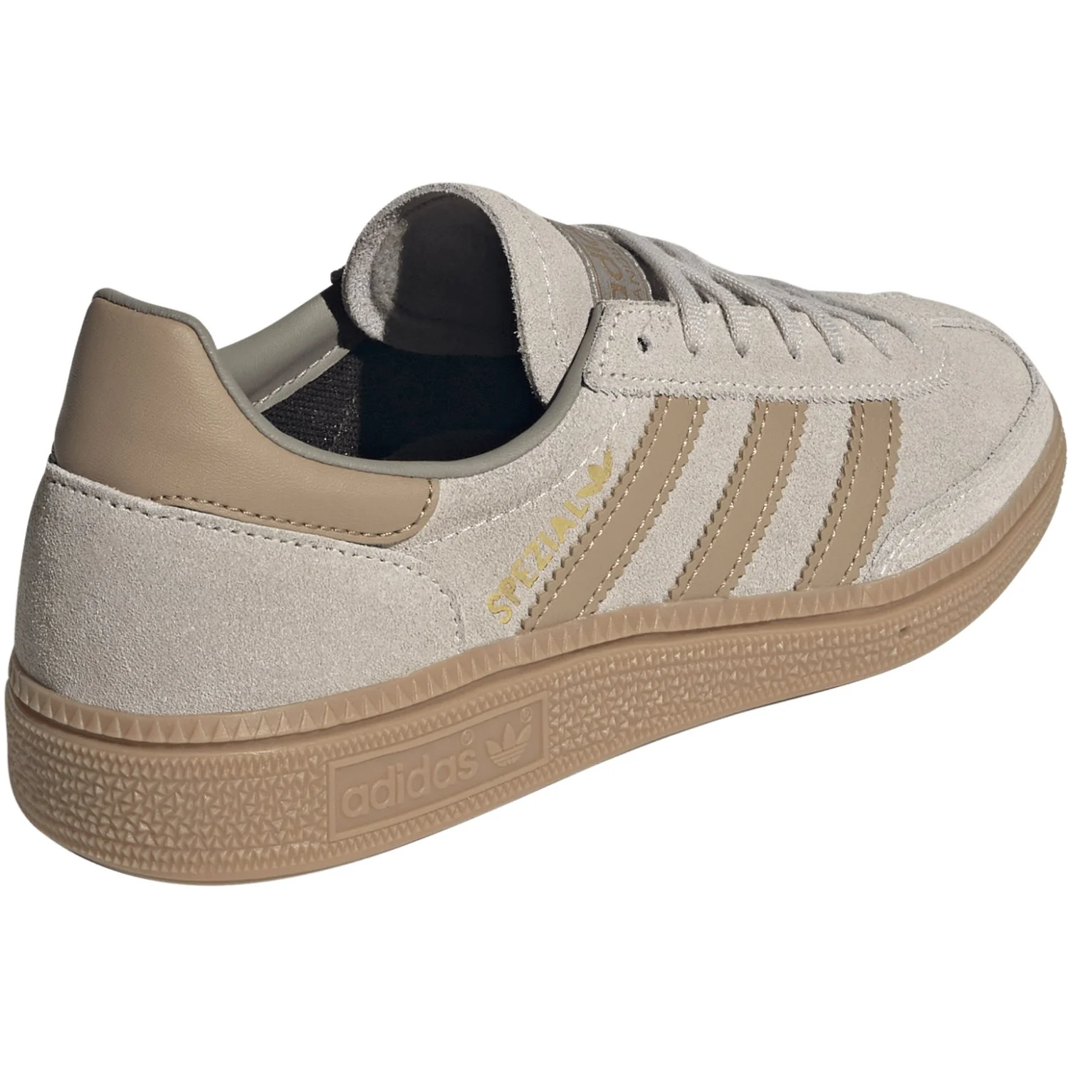 adidas Originals Wonder Beige/Cardboard/Gum4 Handball Spezial J Sneakers - Image 8