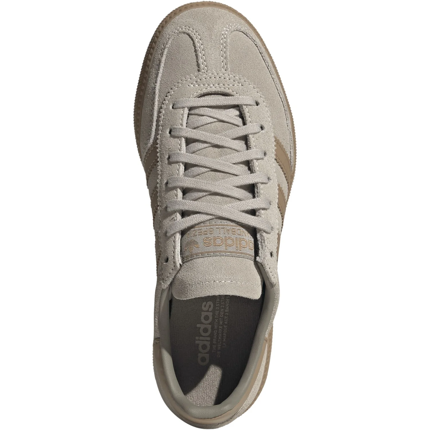 adidas Originals Wonder Beige/Cardboard/Gum4 Handball Spezial J Sneakers - Image 9