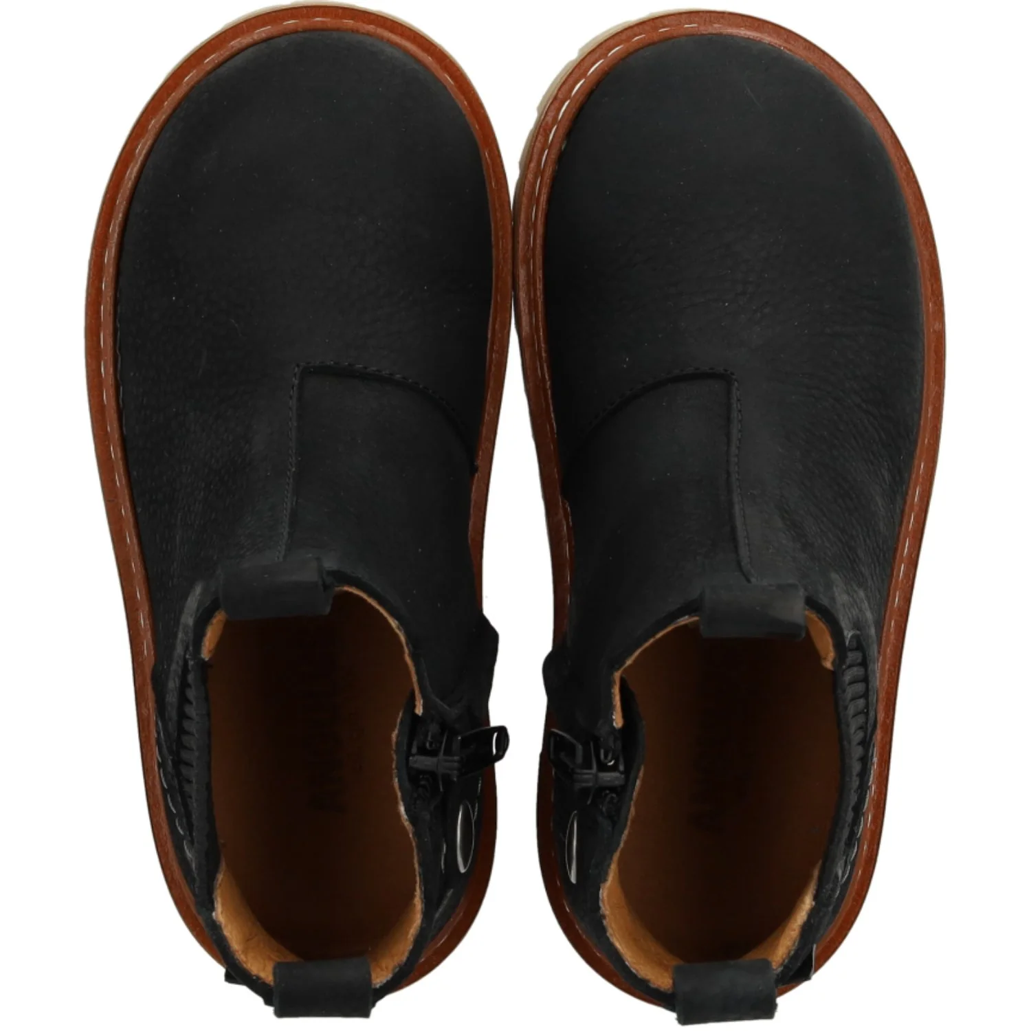 Angulus Black/Black Chunky Chelsea Støvle - Image 4
