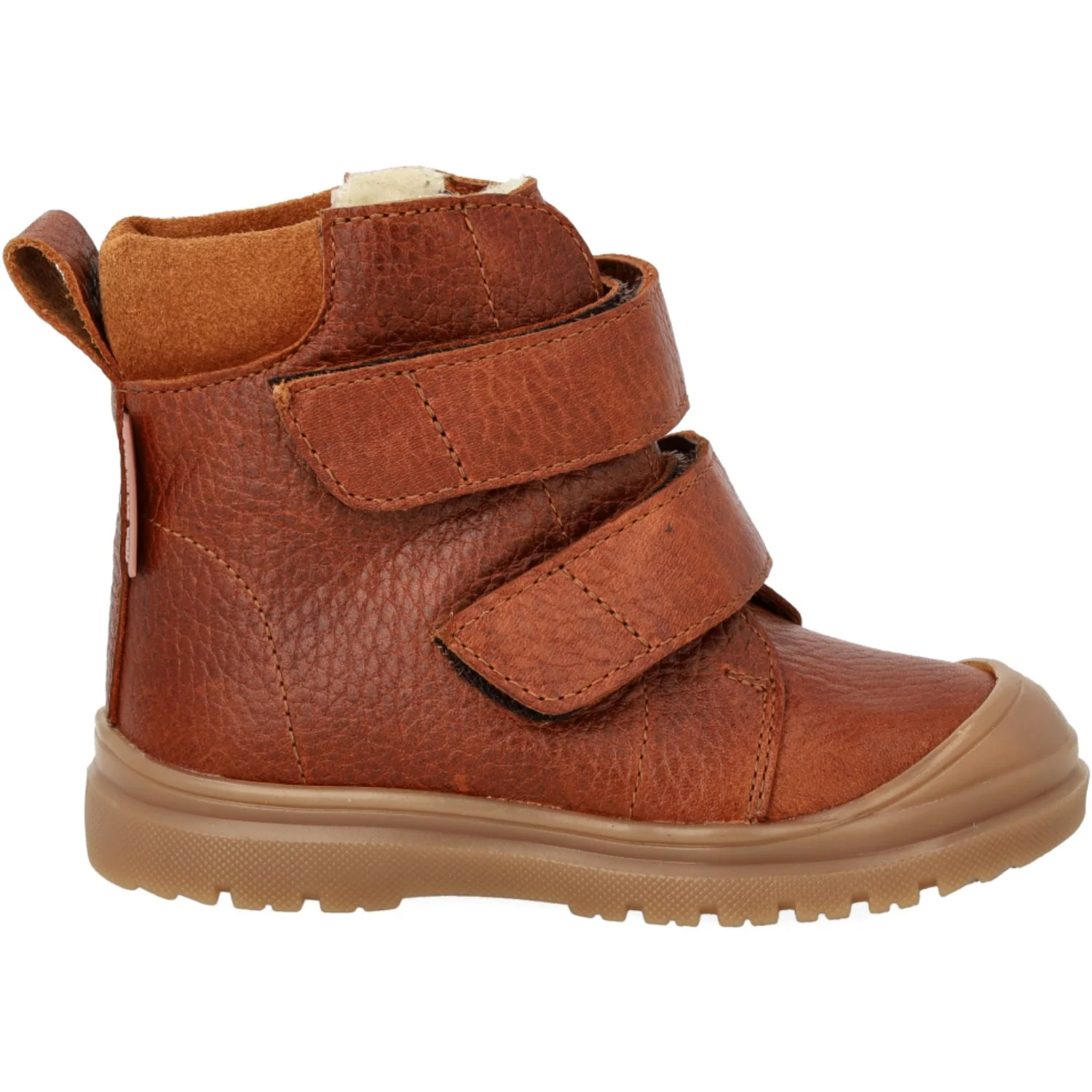 Angulus Cognac/Cognac Begynder TEX-støvle Med Blødt Merino Uldfoer - Image 3