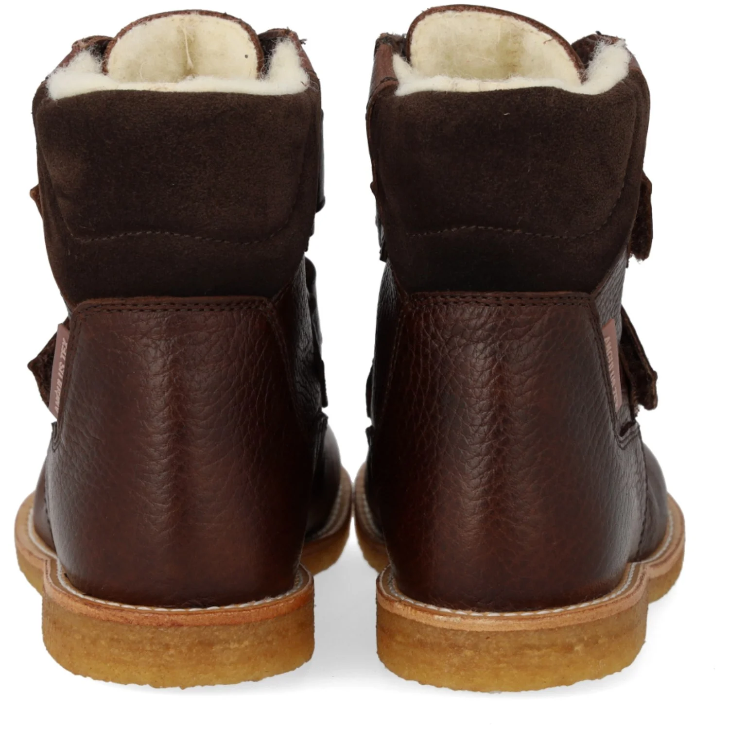 Angulus Dark Brown/Dark Brown TEX-støvle Med Velcrolukning - Image 4