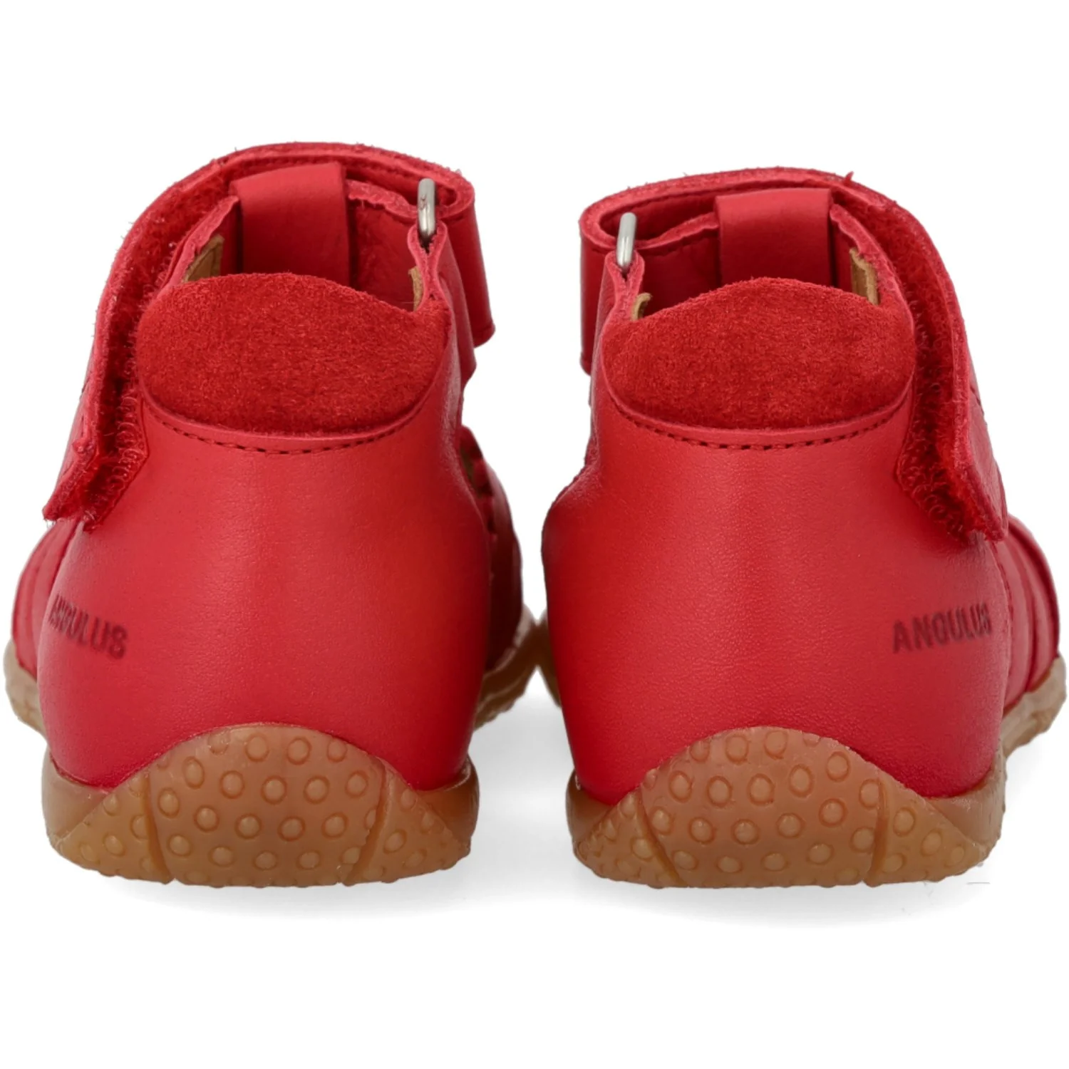 Angulus Red/Red Den Første Sandal Med Udstanset Hjertemønster - Image 3