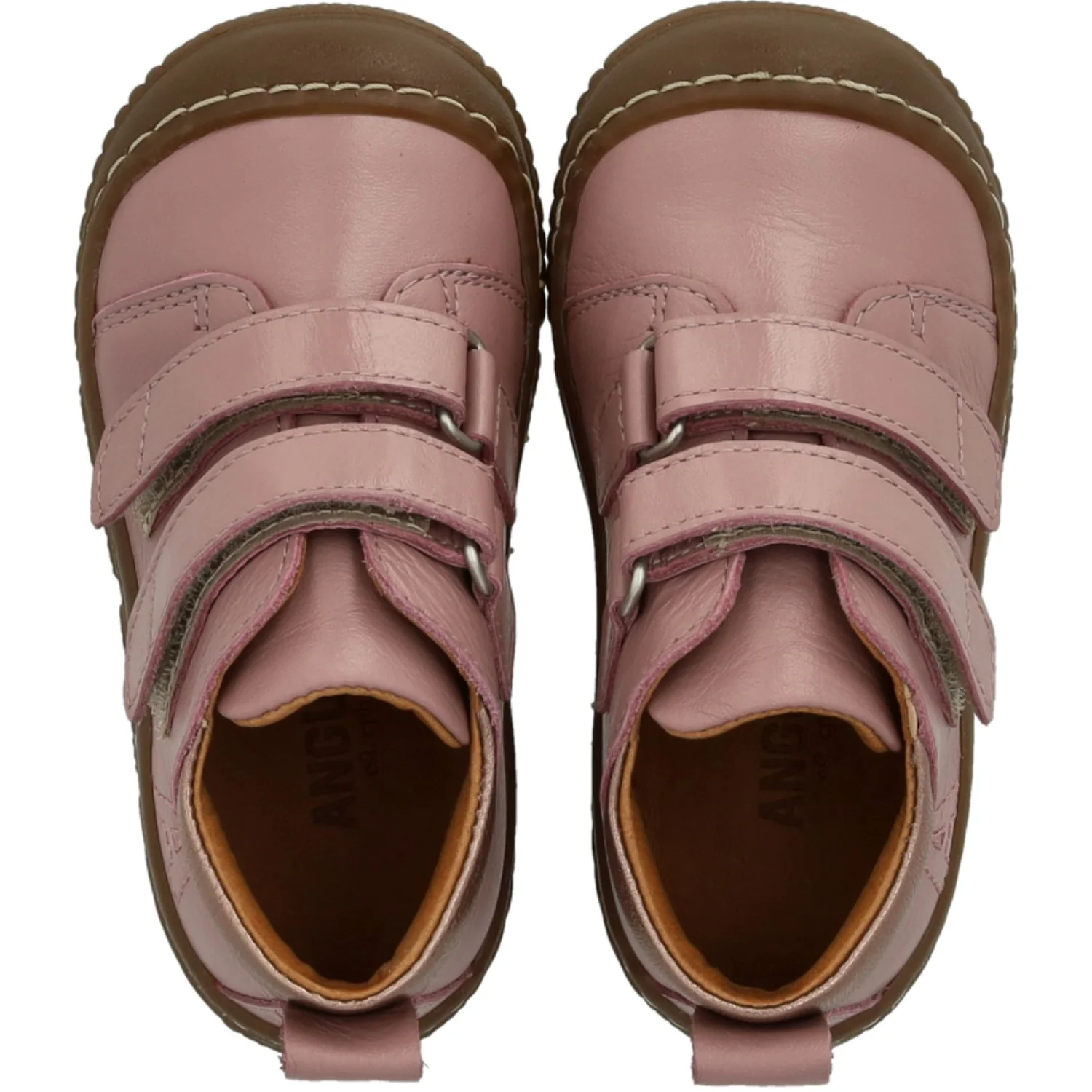 Angulus Faded Rose/Rose Copper Velcro Støvle Med Forstærket Tå - Image 2