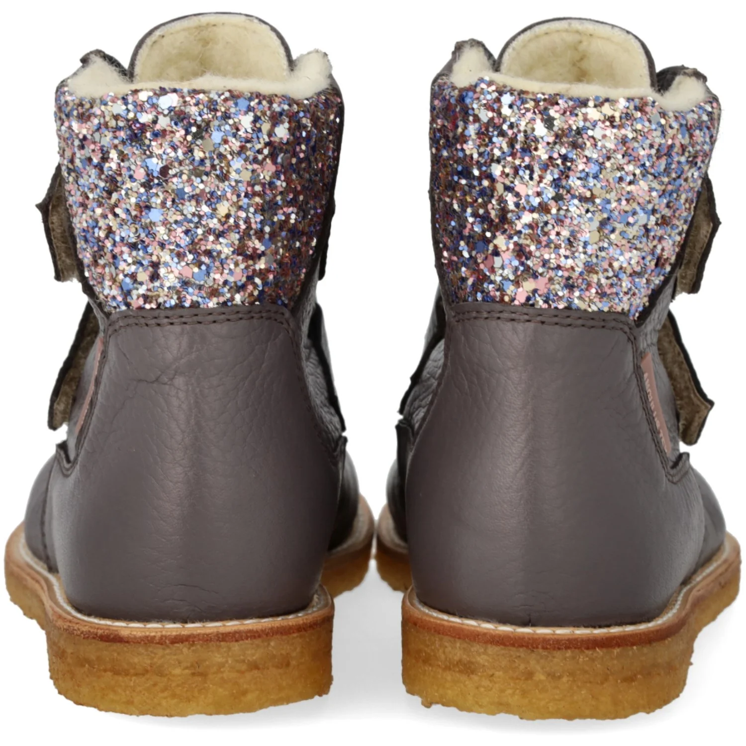 Angulus Lavender/Pastel Multi Glitter TEX Støvle Med Glitter Og Velcro - Image 5