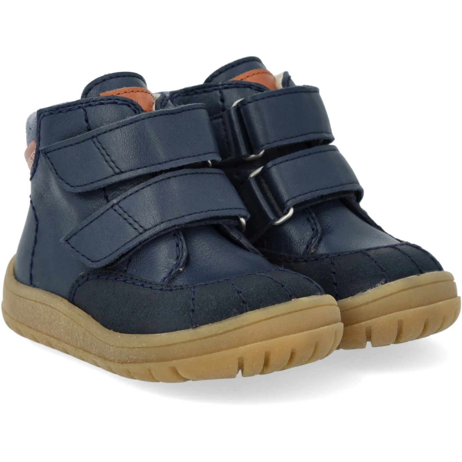 Angulus Navy/Tan/Blue Fog Begynder TEX-støvle Med Kontraststikninger