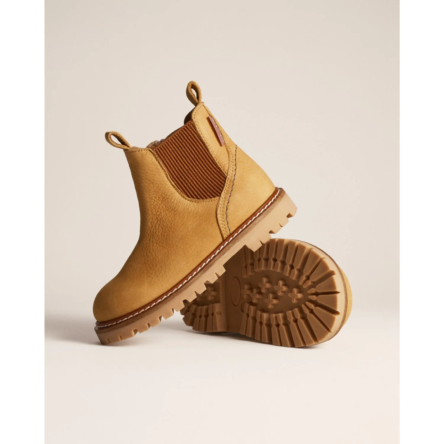 Angulus Ocher/Cognac Chunky Chelsea Støvle - Image 2