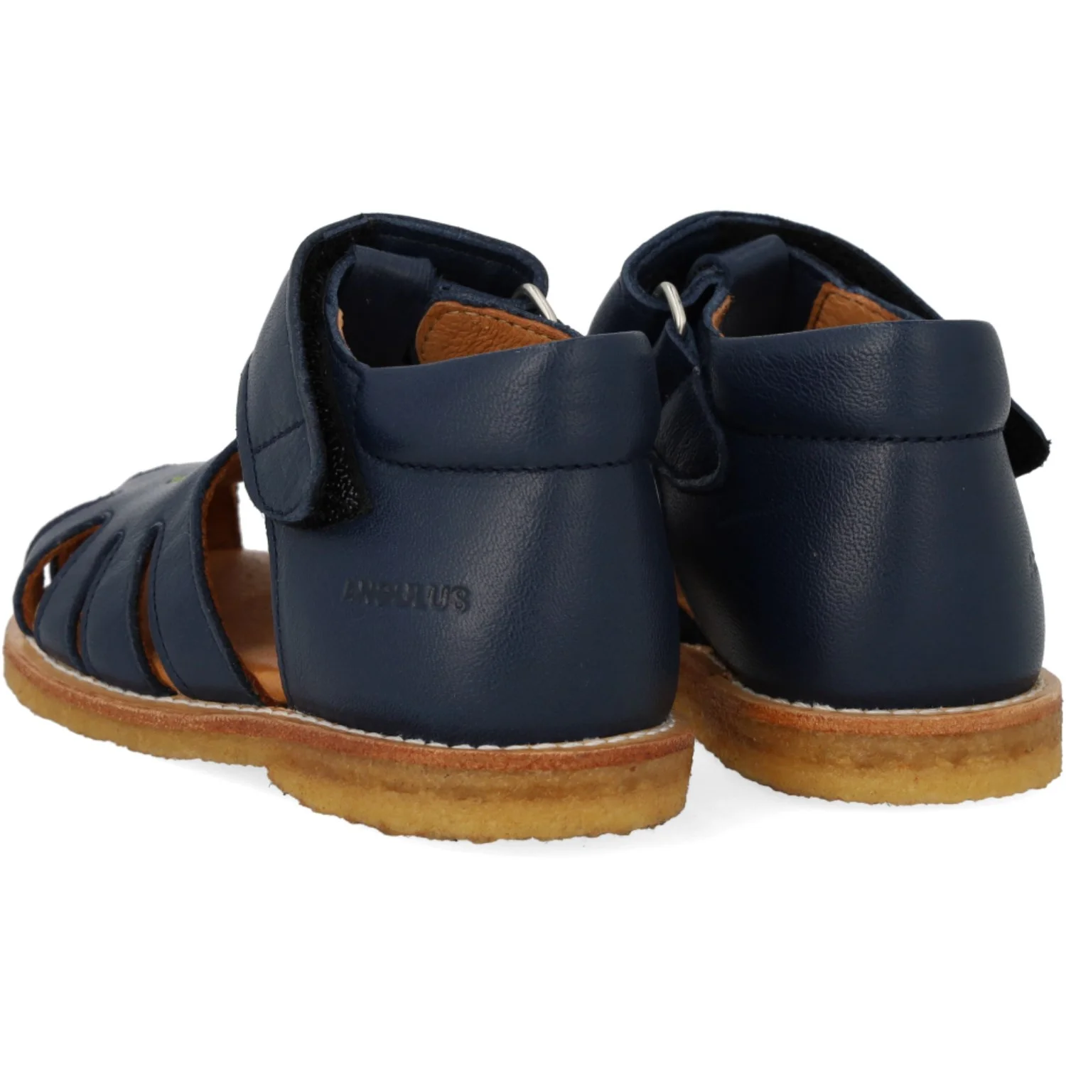 Angulus Navy Sandal Med Dinobroderi Og Lukket Tå - Image 2
