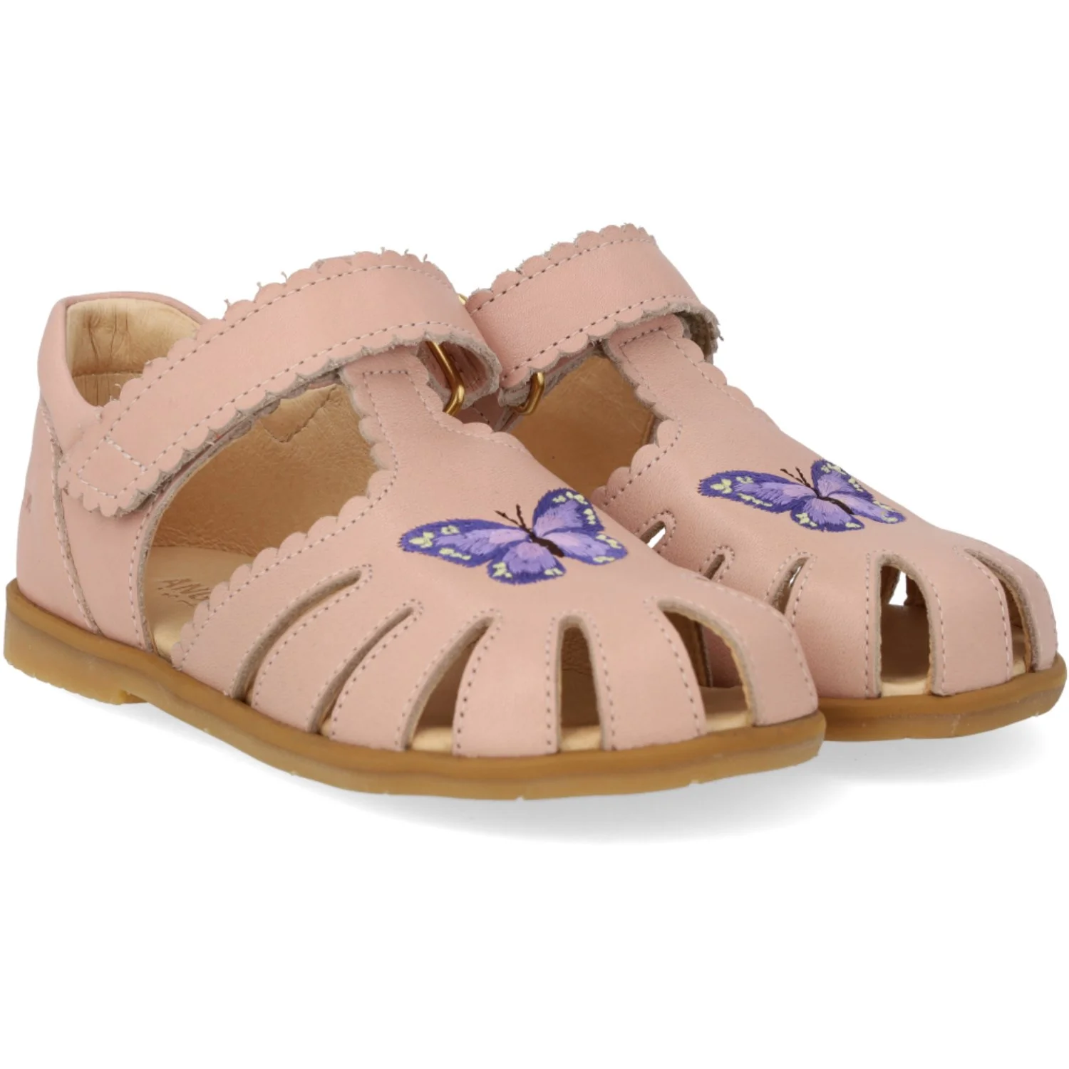 Angulus Rosebud Sandal Med Lukket TĂĄ Og Sommerfugl