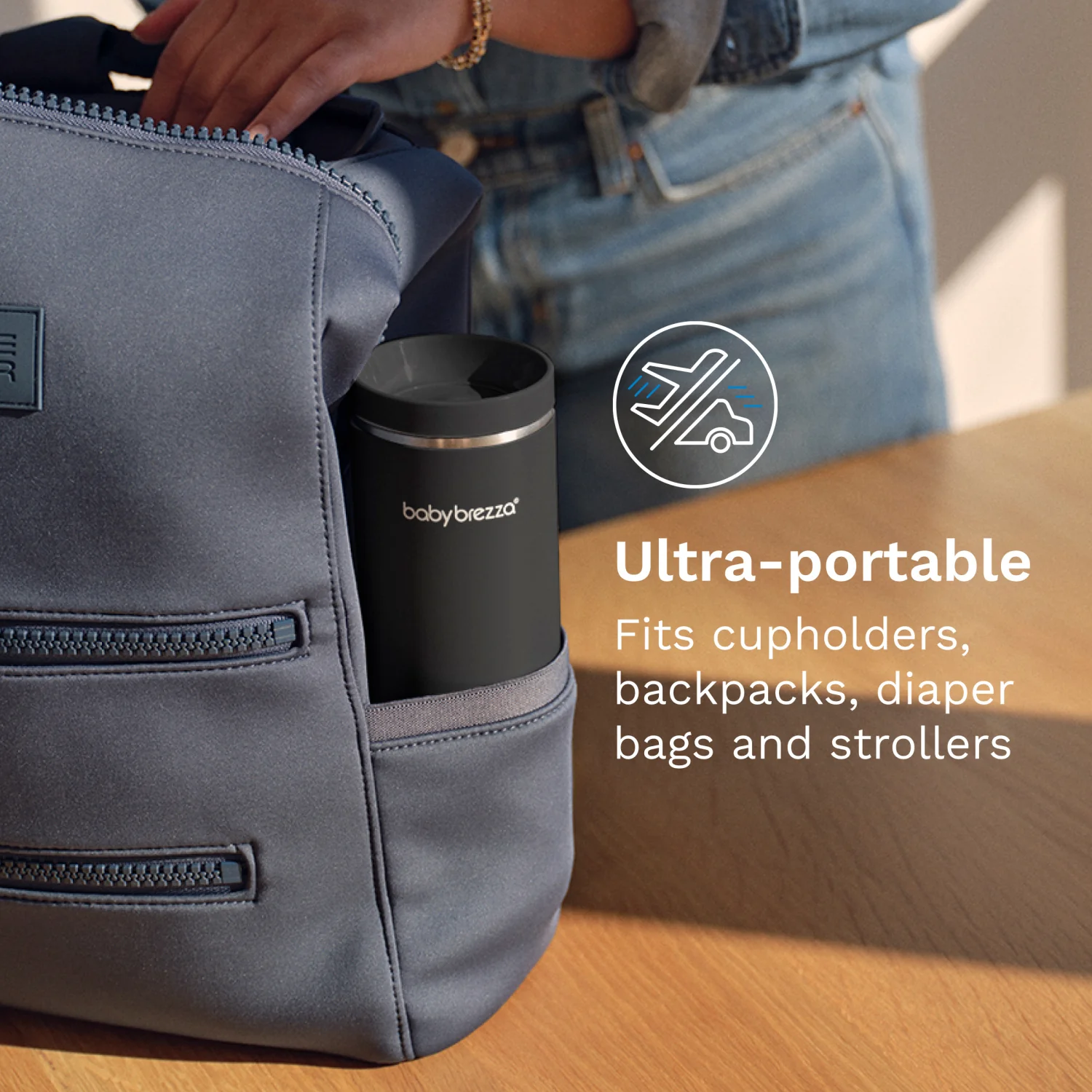 Baby Brezza Black Superfast Portable Flaskevarmer - Image 17