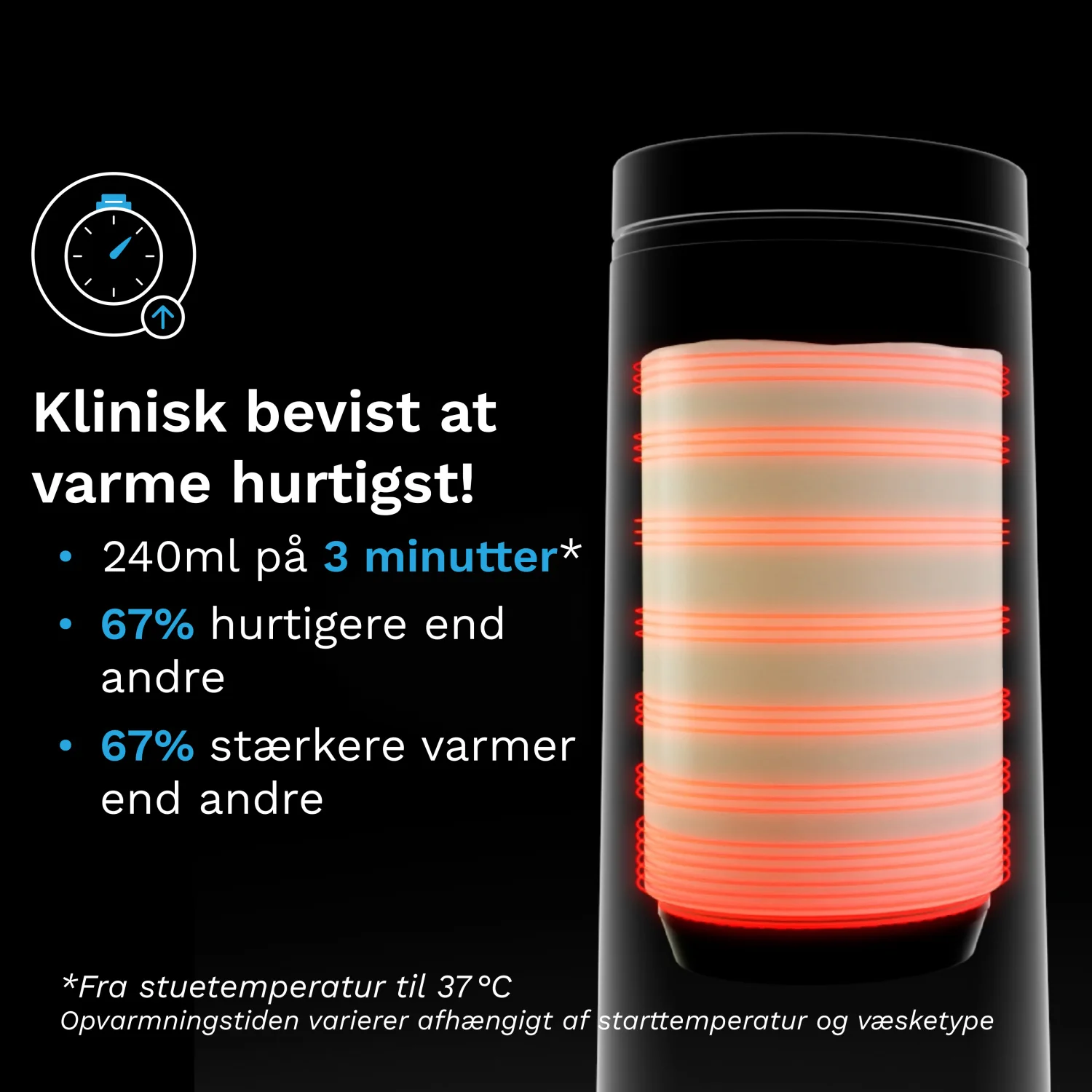 Baby Brezza Black Superfast Portable Flaskevarmer - Image 6