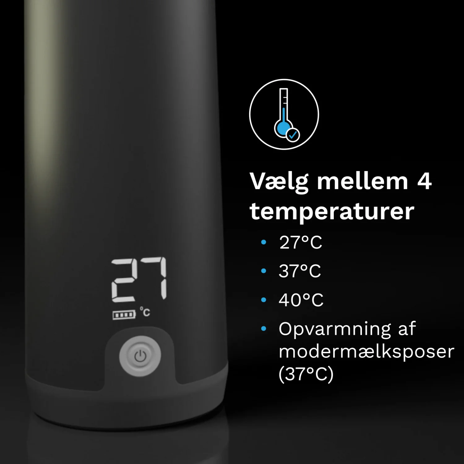 Baby Brezza Black Superfast Portable Flaskevarmer - Image 7
