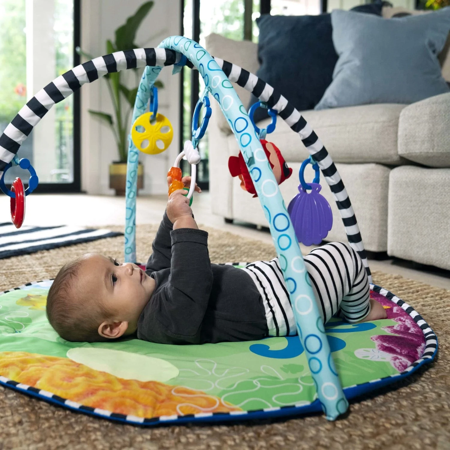 Baby Einstein Sea Gulv Explorers™ 2-In-1 Water Mat Play Gym - Image 4