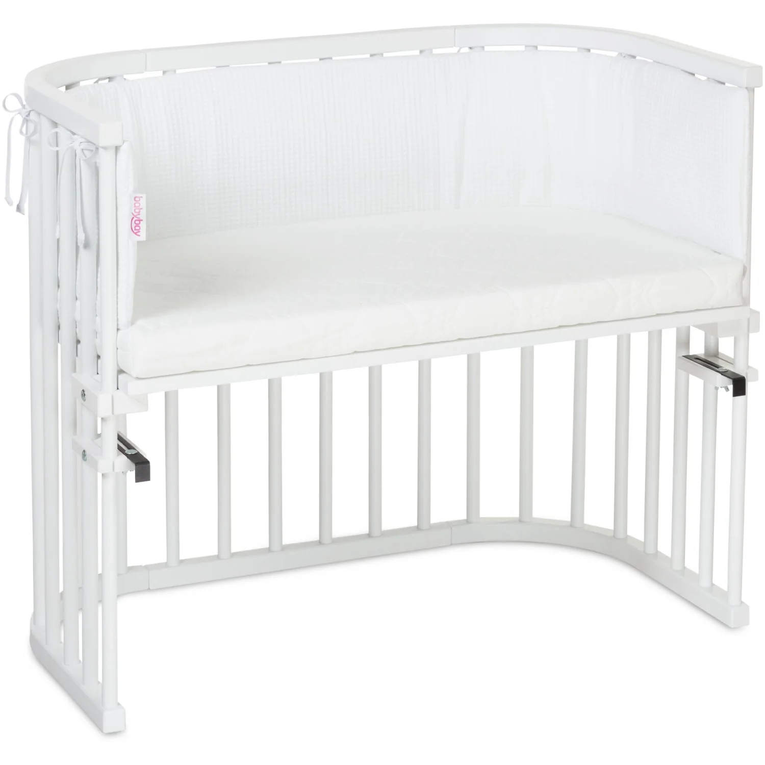 babybay® White Sengerand Waffle Piqué Honeycomb - Image 2