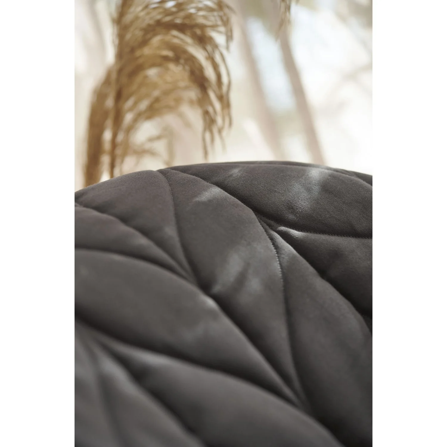 BabyBjörn Anthracite Grey Skråstol Bliss - Vævet, Blomsterbladsquilt - Image 19