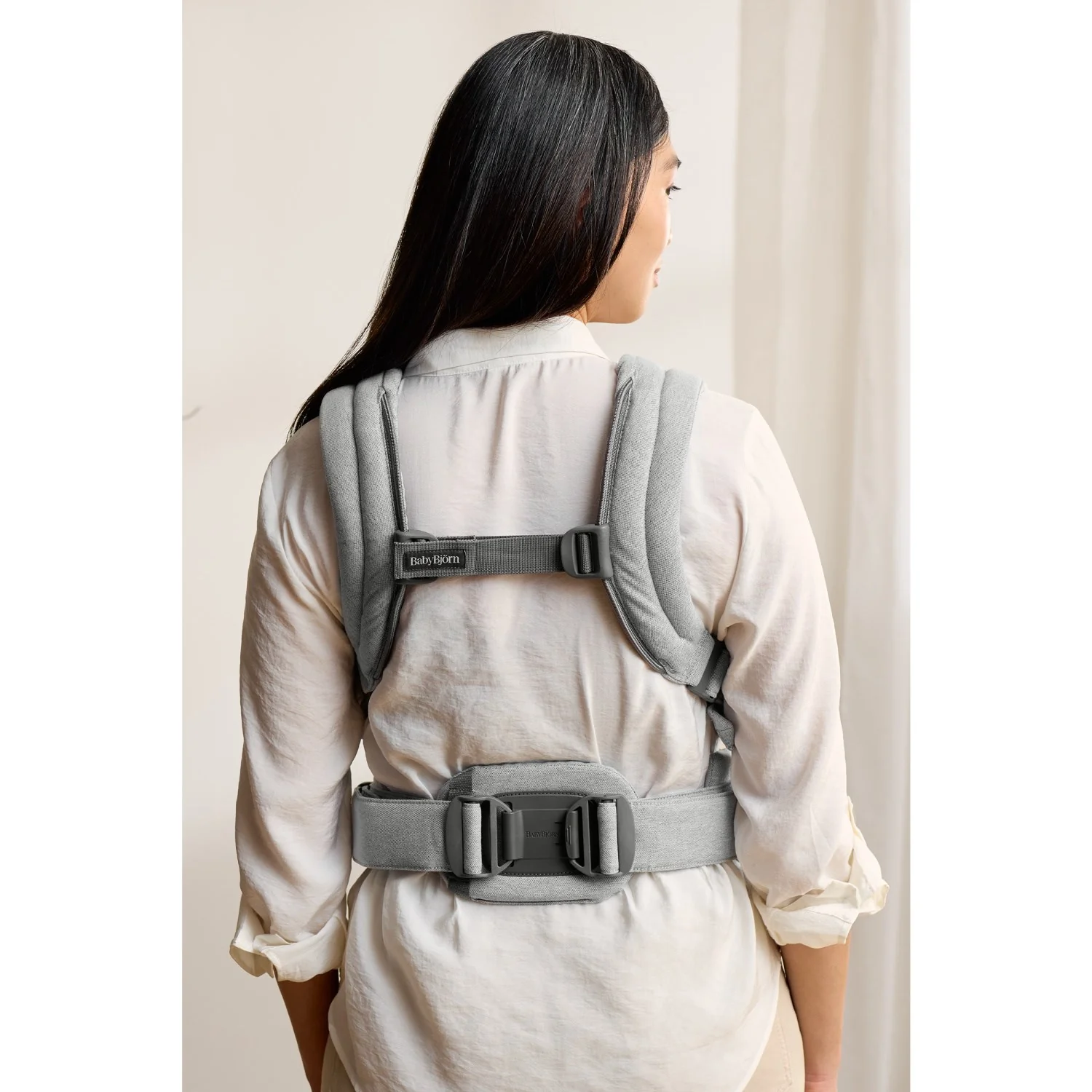 BabyBjörn Light Grey Bæresele Harmony Mélange - Image 6