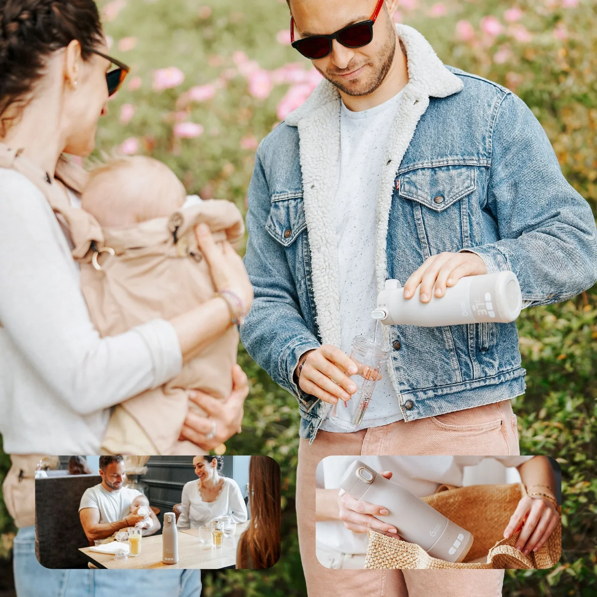 Babymoov Beige Moov & Feed Flaskevarmer - Image 6