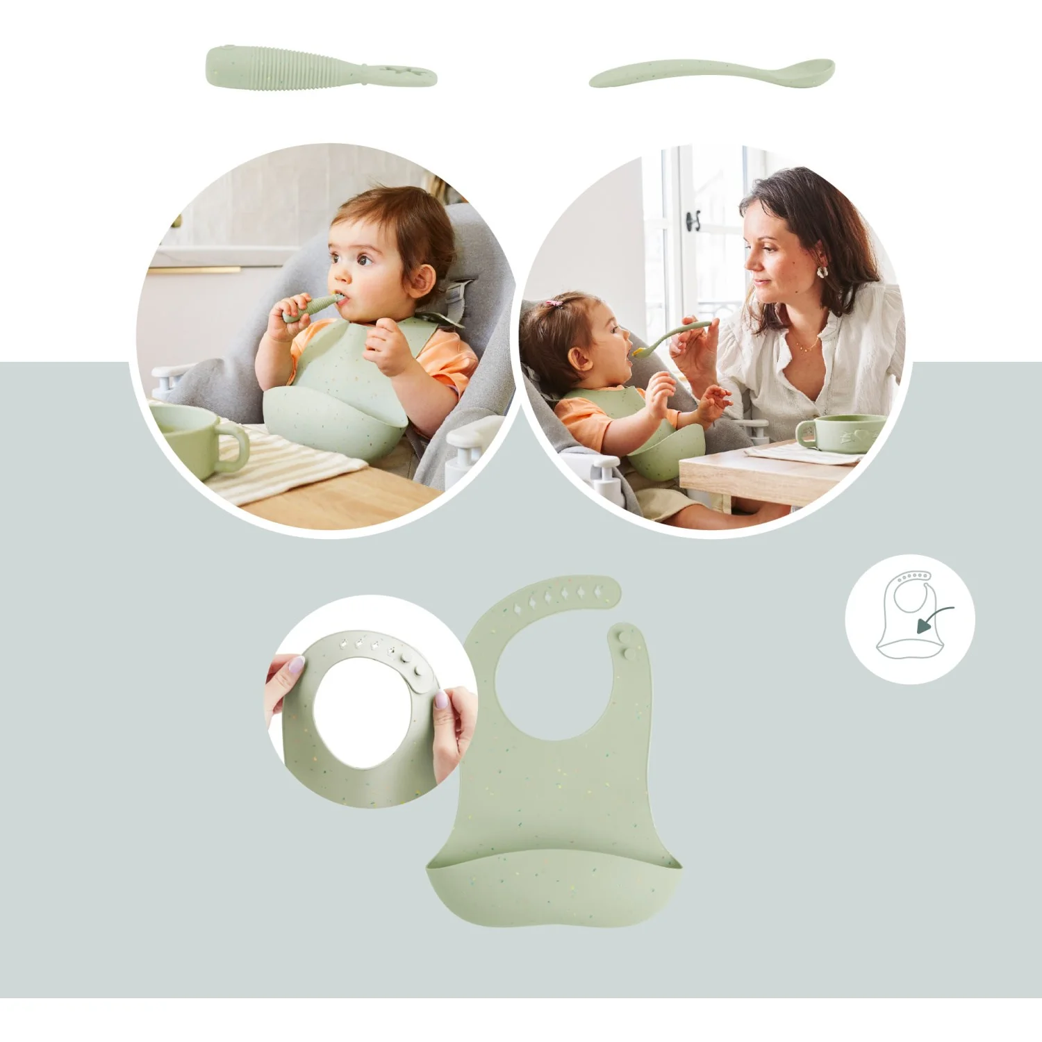 Babymoov Mini Arty Baby First Meal Sæt - Image 11