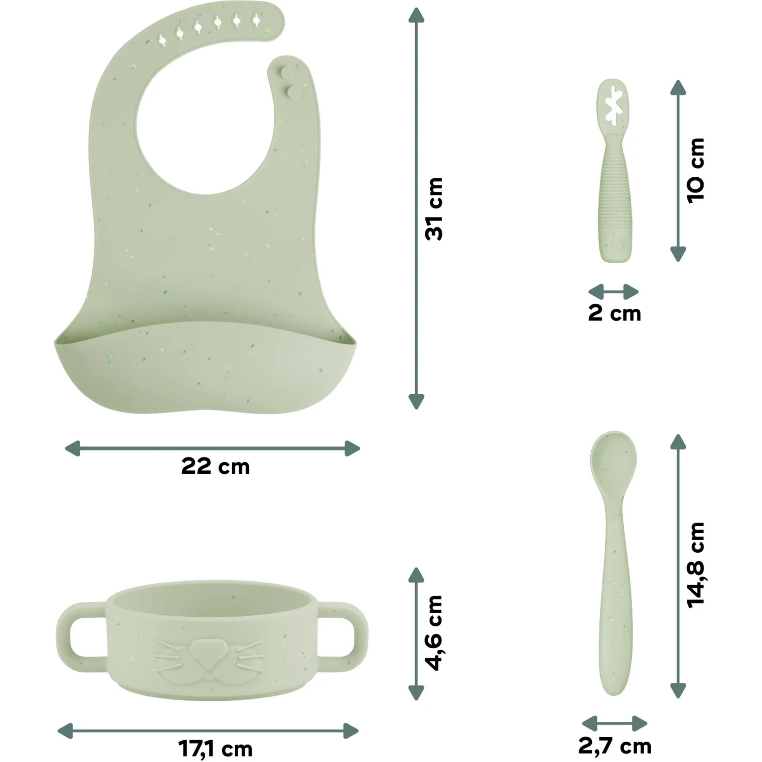 Babymoov Mini Arty Baby First Meal Sæt - Image 13