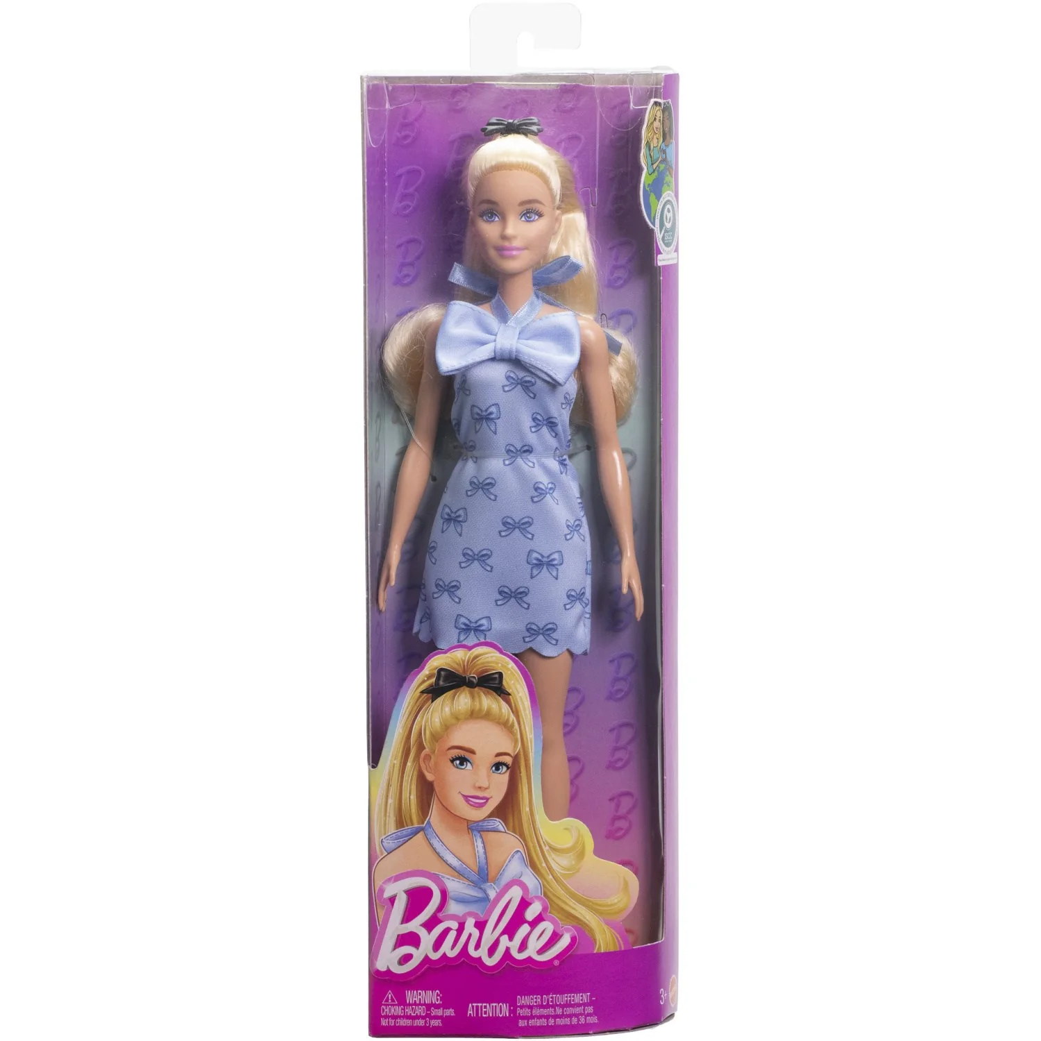Barbie® Fashionista Dukke Blå Sløjfer - Image 6