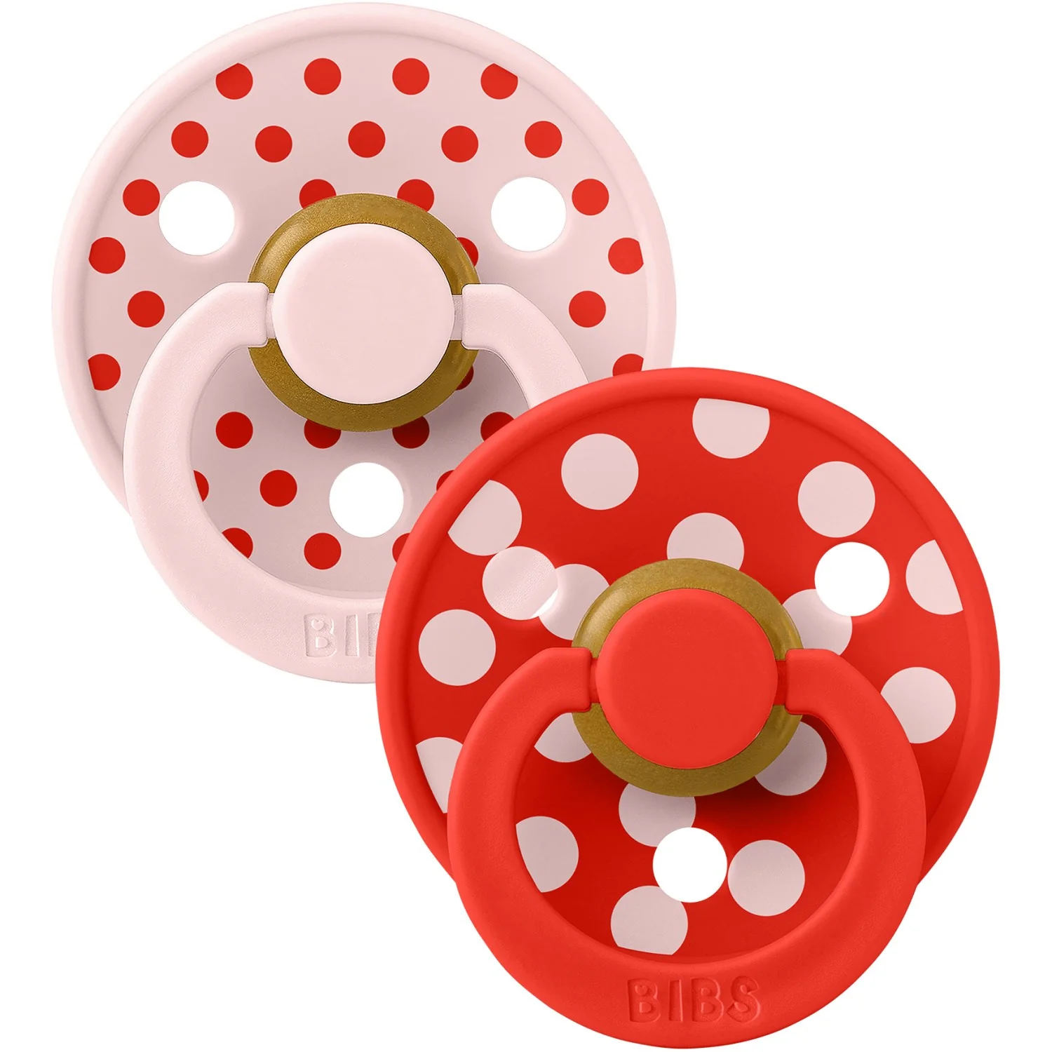 Bibs Blossom/Candy Apple Sut Studio Colour 2-Pak Polka Latex - Image 7