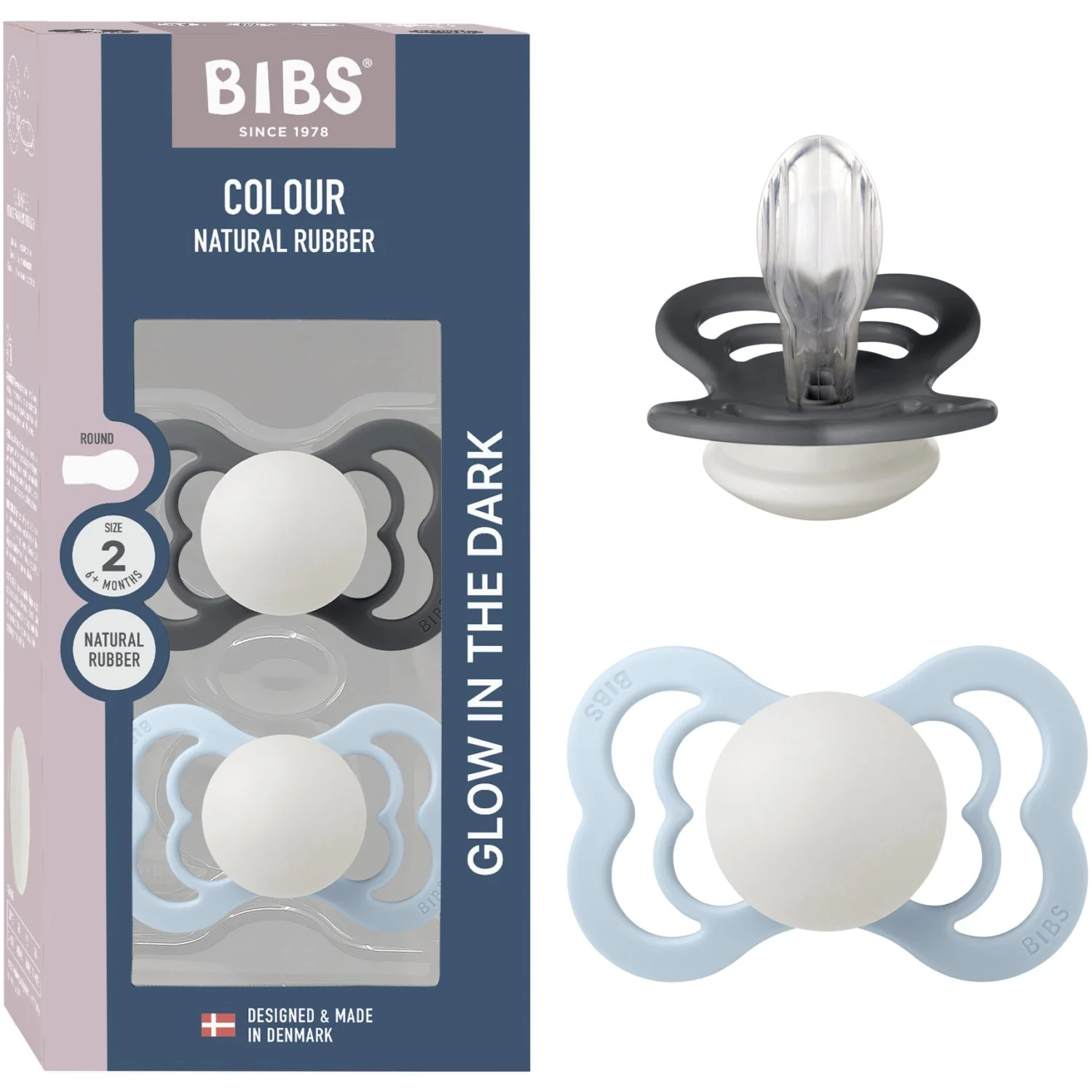 Bibs Iron Glow/Baby Blue Glow Sut Supreme 2-Pak Silikone - Image 5