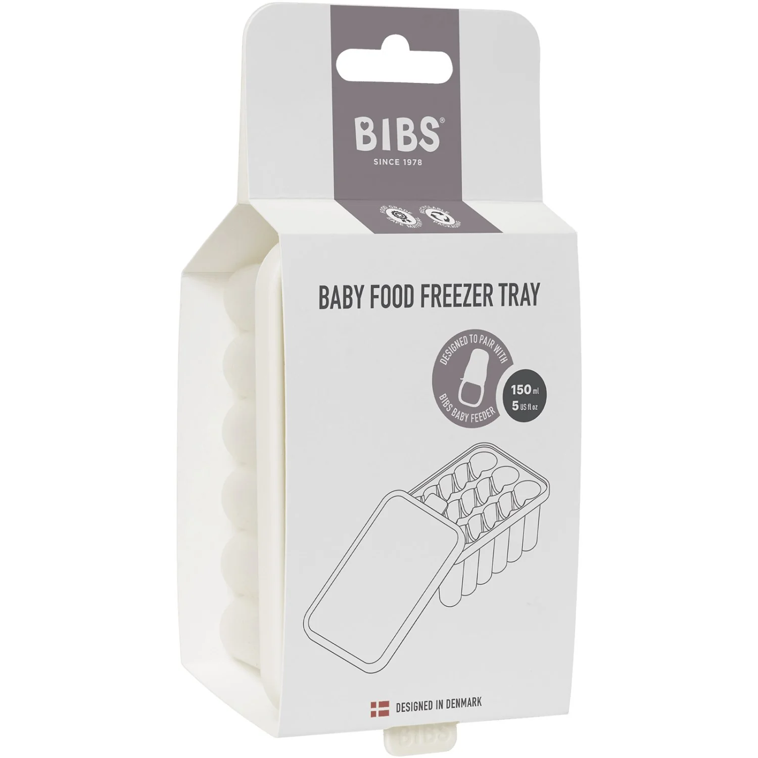 Bibs Ivory Baby Food Freezer Tray - Image 3
