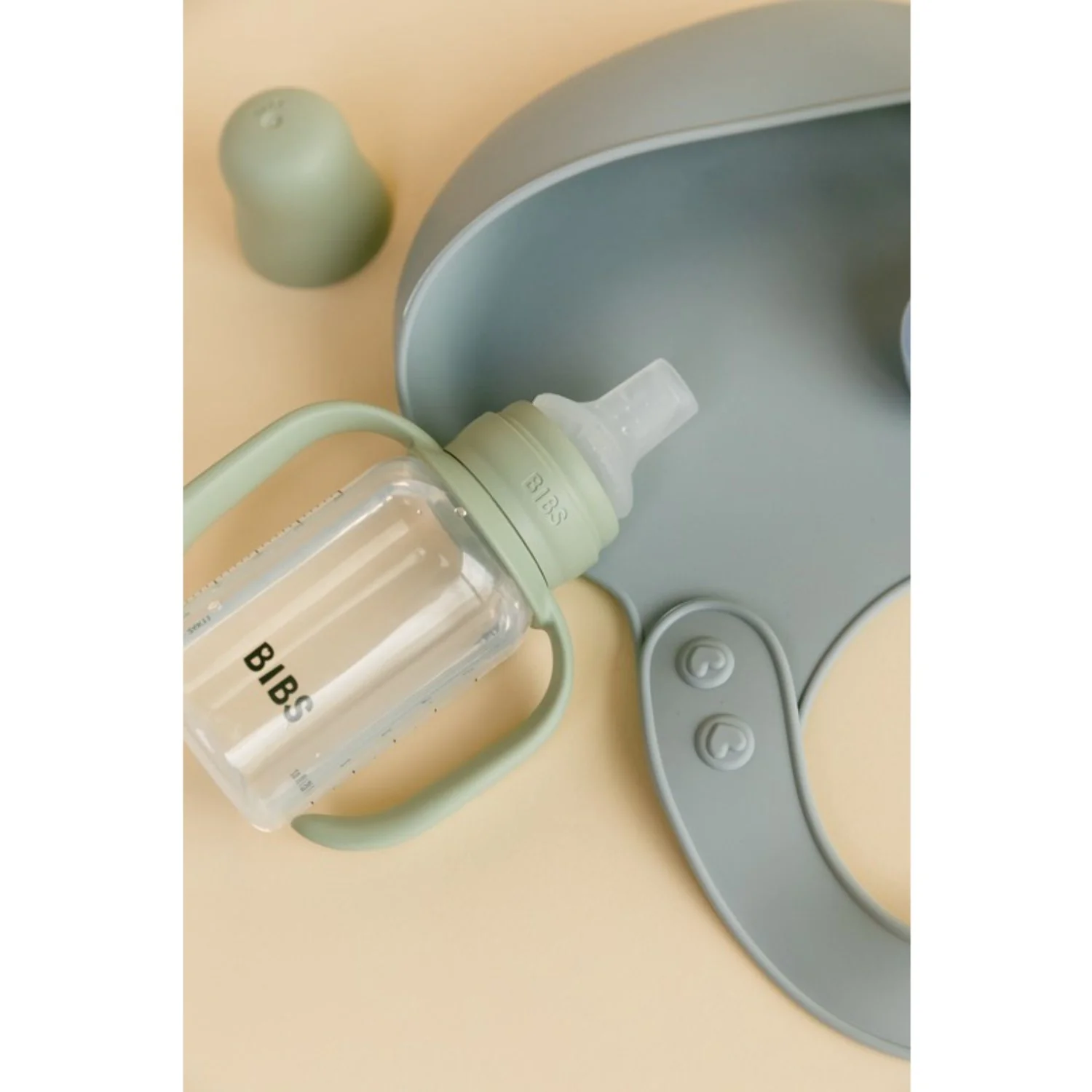 Bibs Sage Baby Sippy Flaske Spout Round Silikone Slow Flow - Image 7