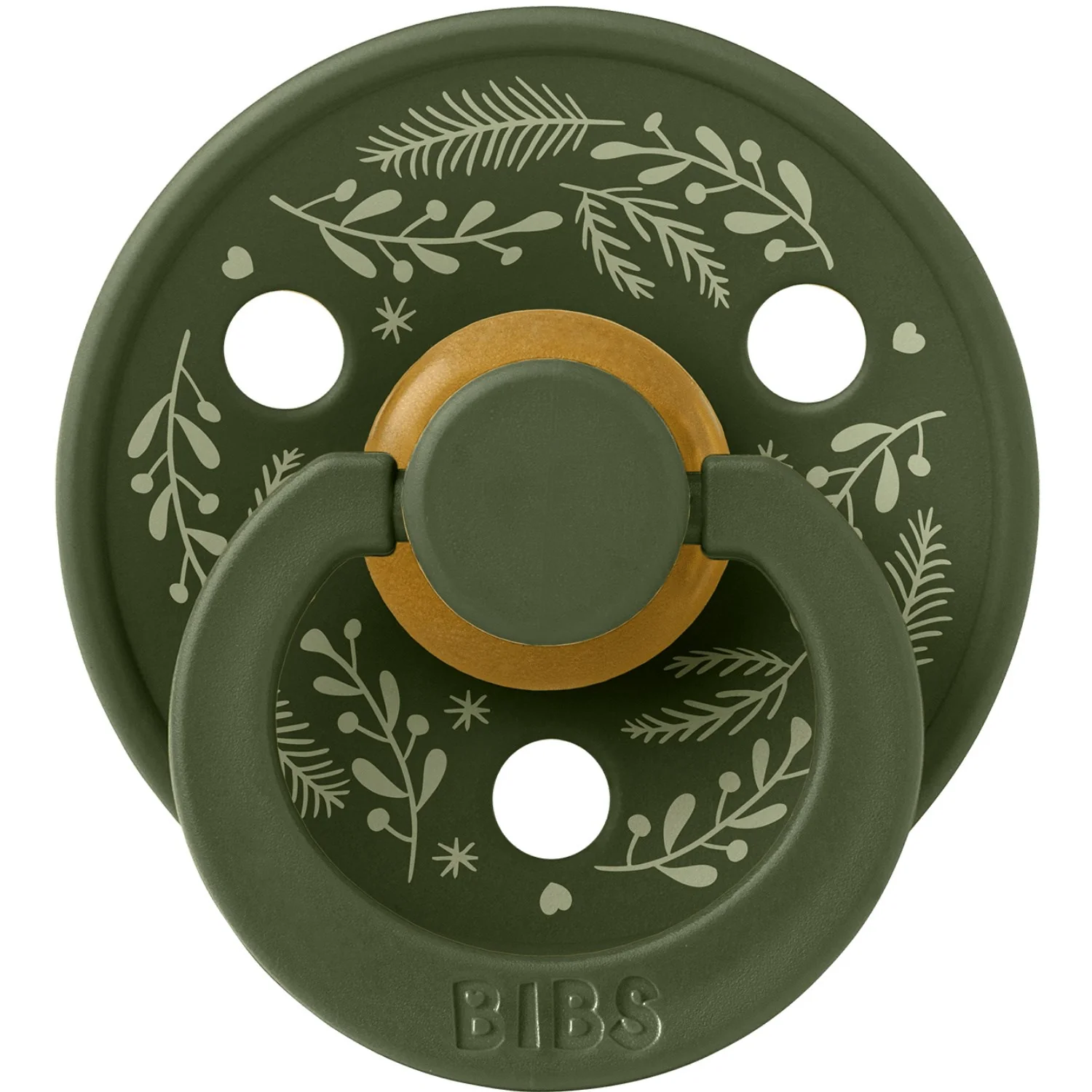 Bibs Sage/Hunter Green Sut Colour Holiday Leaf 2-Pak Latex - Image 17