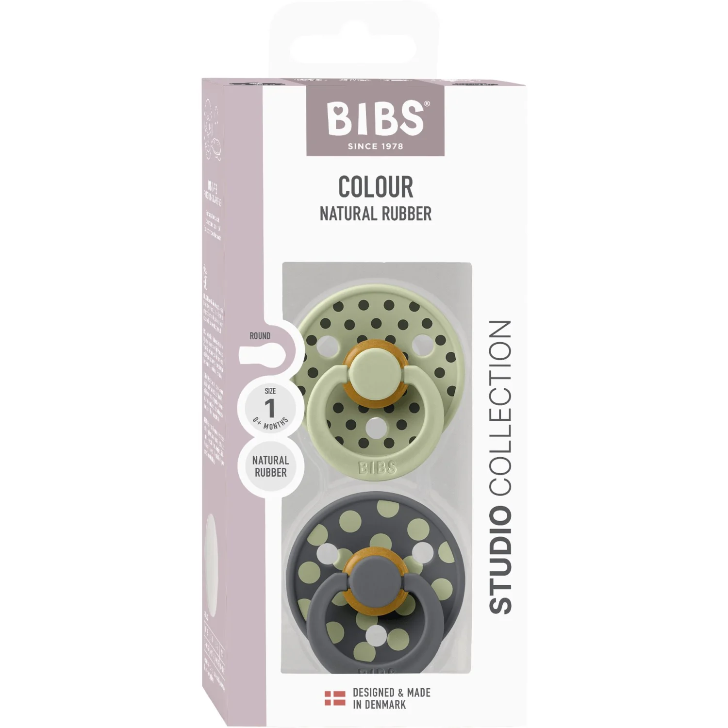 Bibs Sage/Iron Sut Studio Colour 2-Pak Polka Latex - Image 4